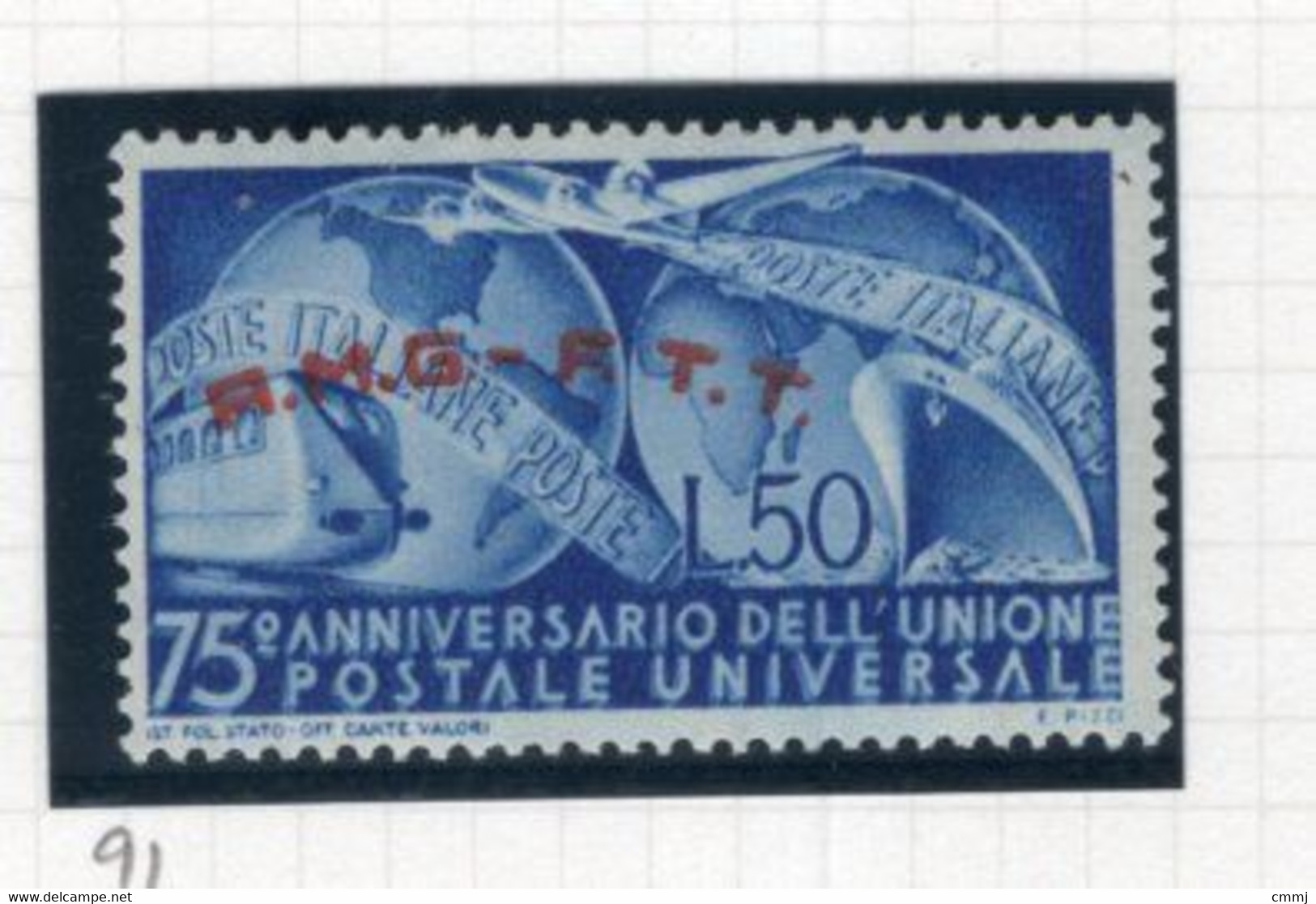 1947 -  Italia - Italy - - TRIESTE A - Sass. N.  LOTTO  - LH/NH/USED -  (J015.....)