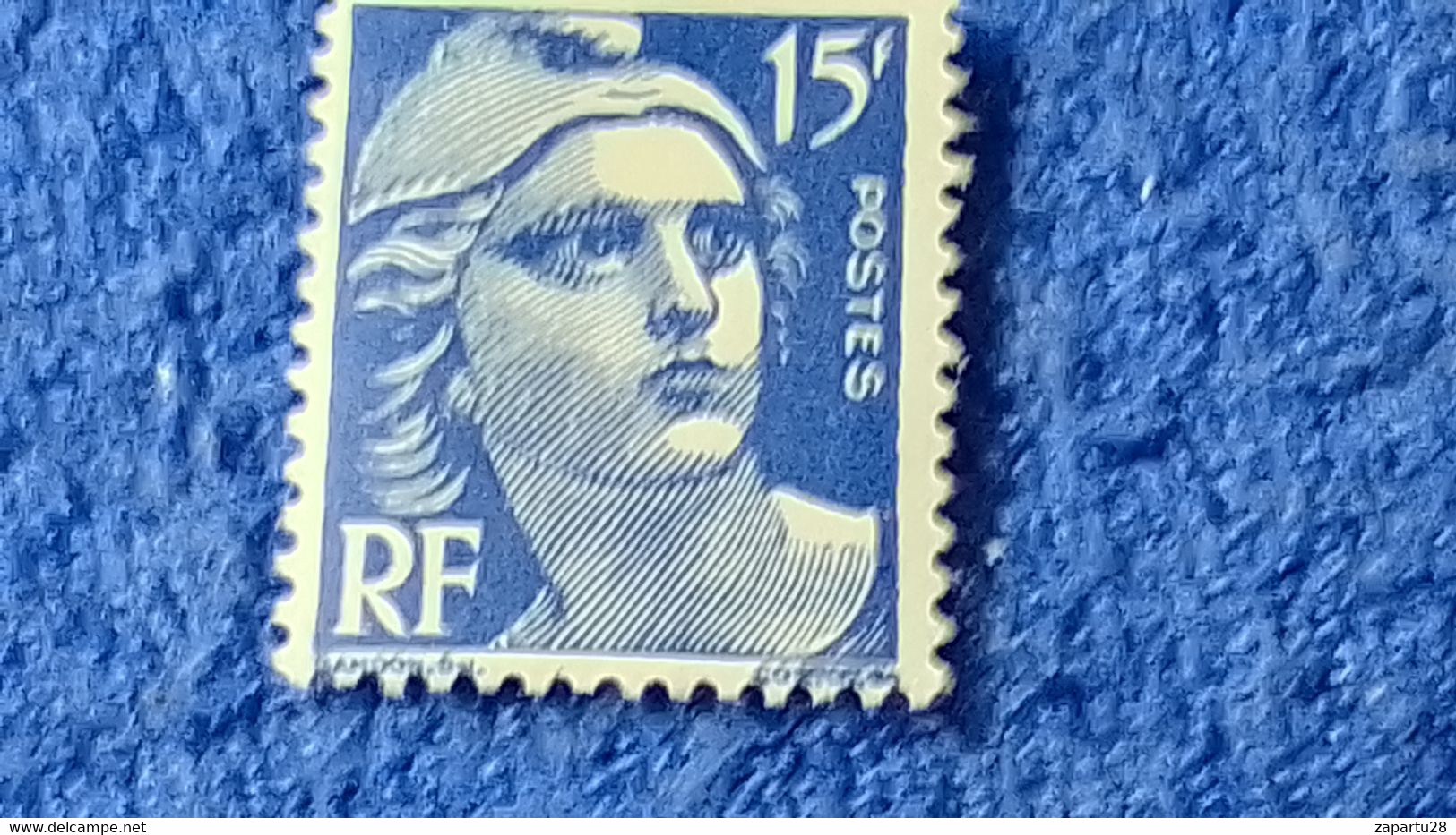 FRANSA-1945-46 -15F.NEW DAİLY STAMPS DAMGASIZ - Altri & Non Classificati