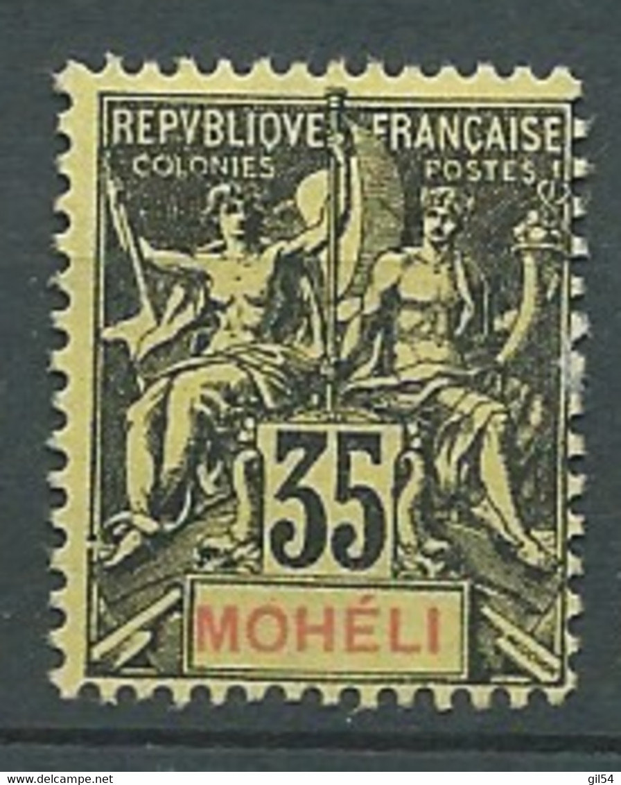 Moheli  - Yvert N° 9 (*)    -  AE17937 - Ungebraucht