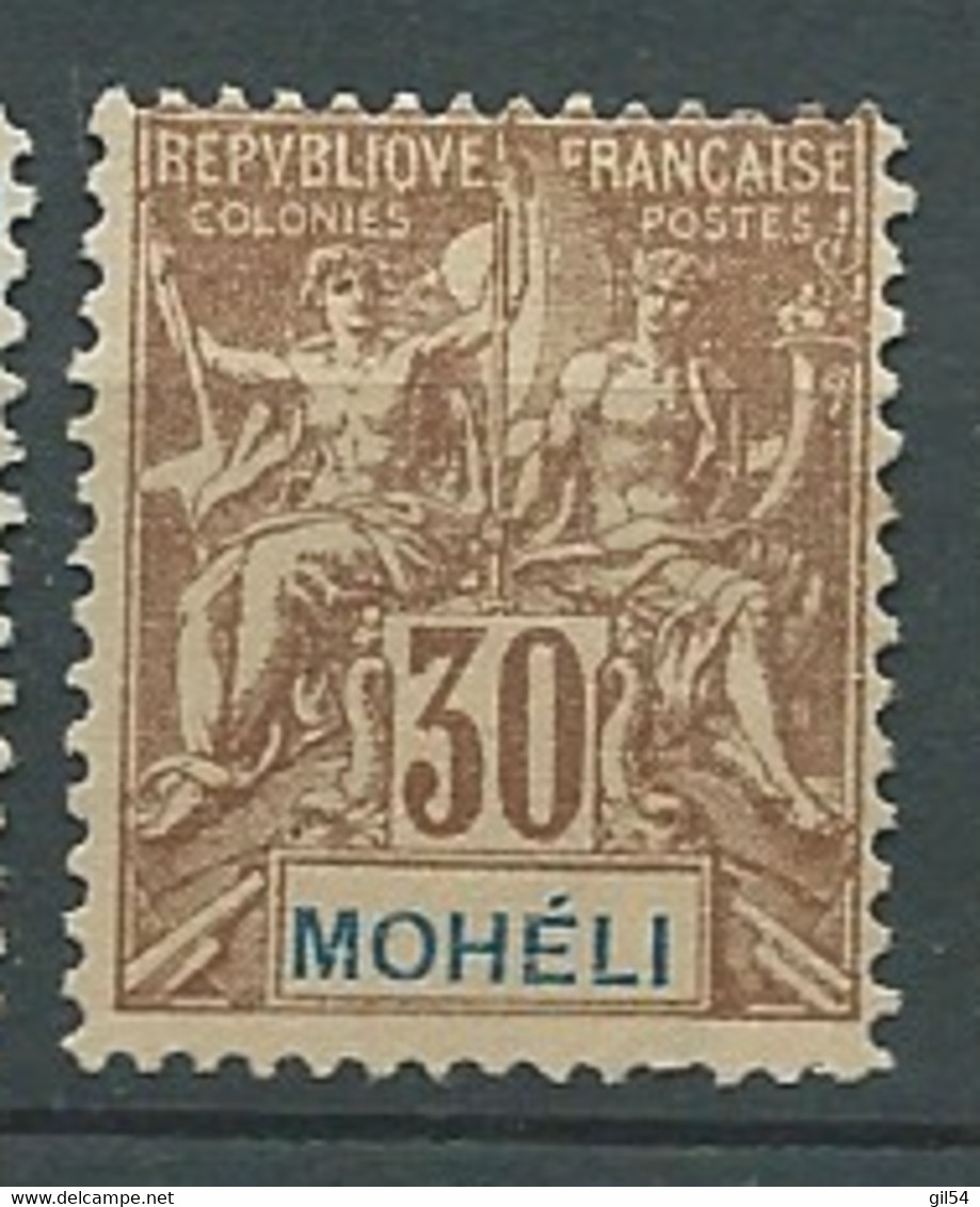 Moheli  - Yvert N° 8  (*)    -  AE17936 - Ongebruikt