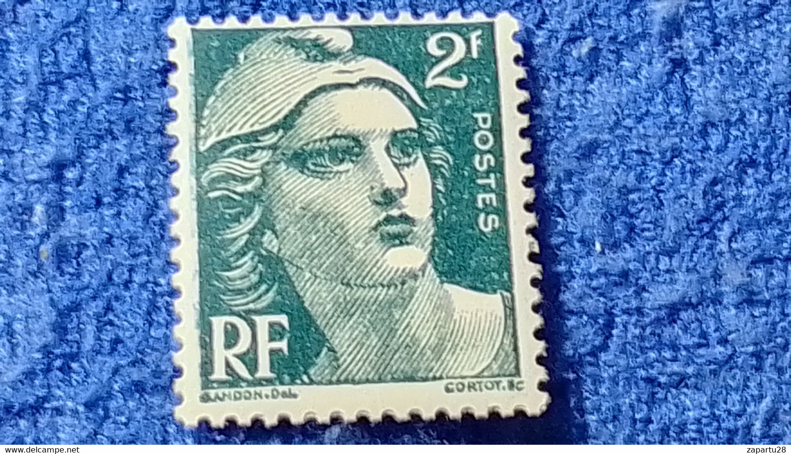 FRANSA-1945-46 -2F.NEW DAİLY STAMPS DAMGASIZ - Andere & Zonder Classificatie