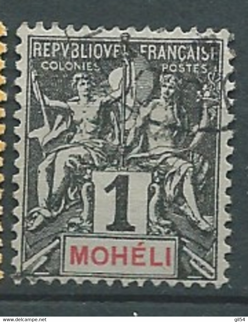 Moheli  - Yvert N° 1 Oblitéré     -  AE17929 - Oblitérés