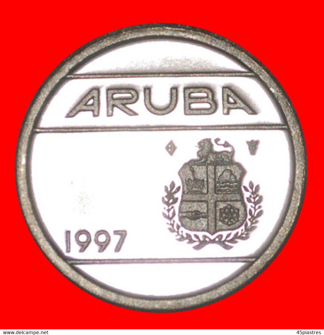 * NETHERLANDS (1986-2020): ARUBA ★ 5 CENTS 1997 UNC MINT LUSTRE! LOW START ★ NO RESERVE! - Aruba