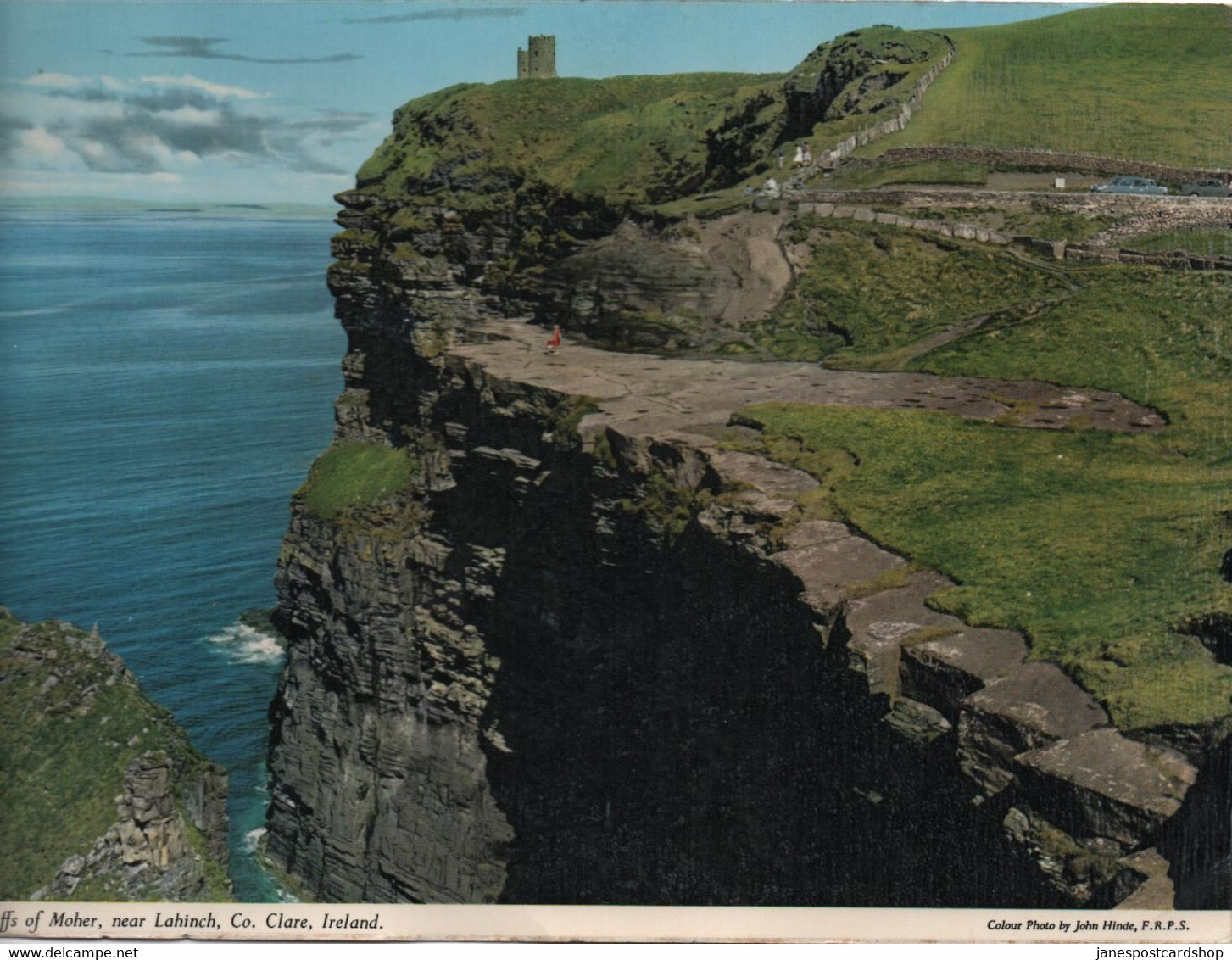 CLIFFS OF MOHER - NEAR LAHINCH  - SHOWING O'BRIENS TOWER - CO. CLARE- IRELAND - Clare