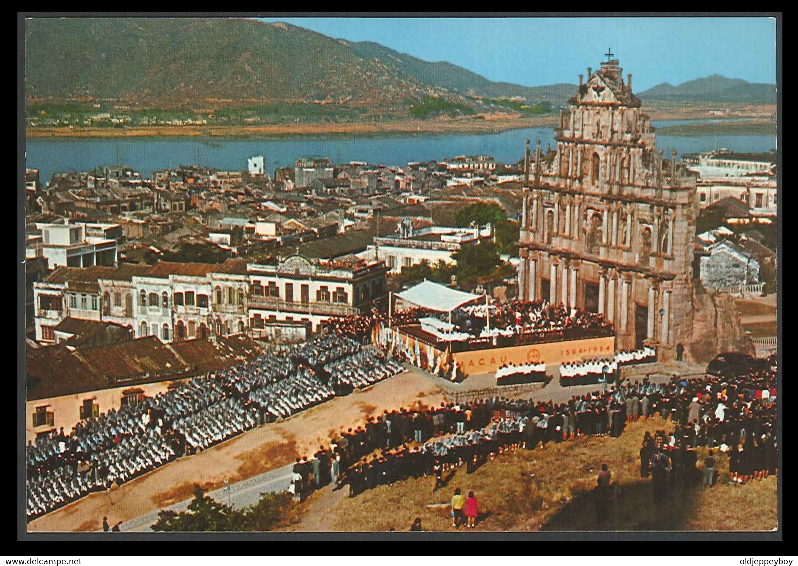 Post Card - Macau - Jesuits At The Ruins Of St. Paulo Dec. 8 1964. UNUSED VERY FINE - China