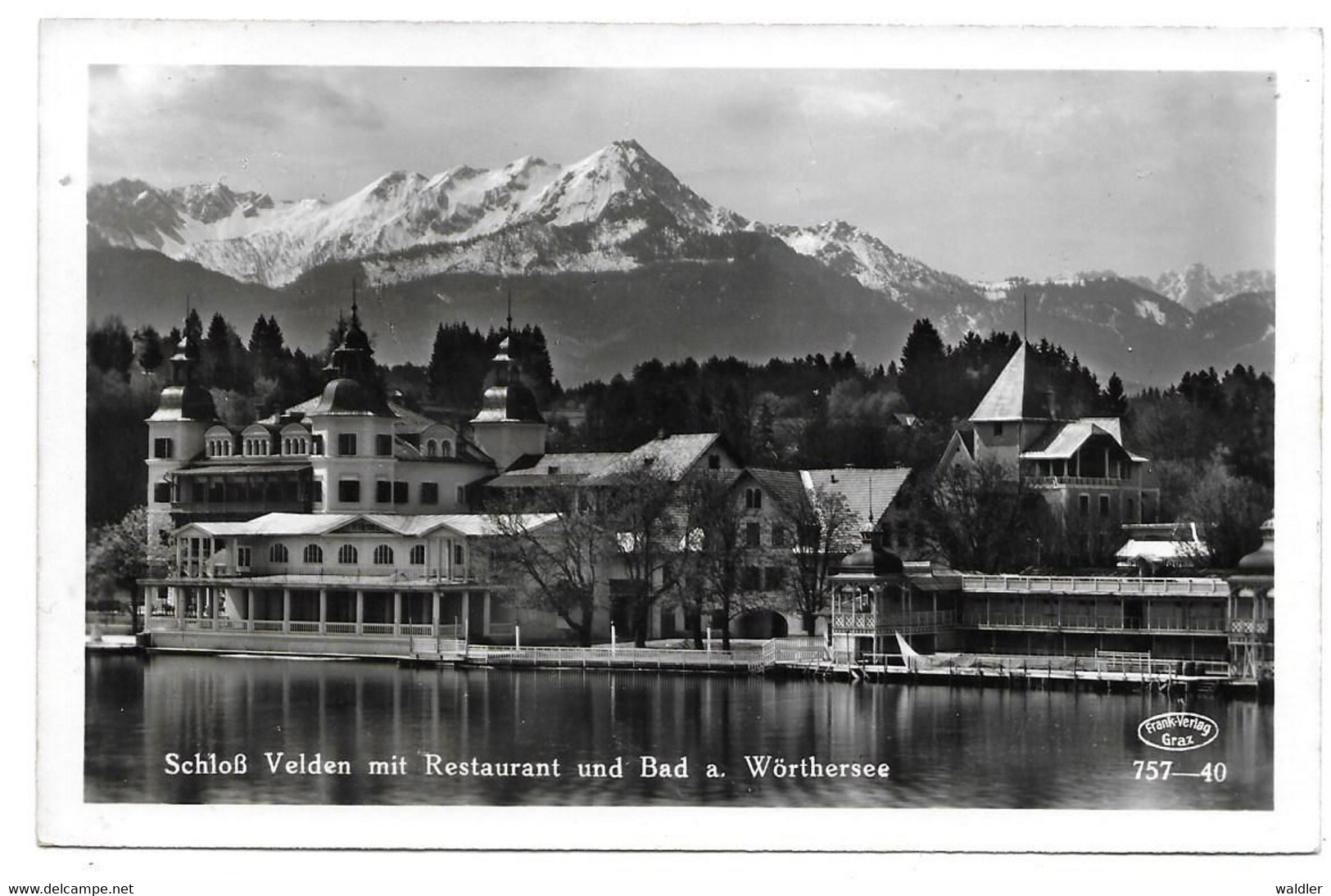 9220  SCHLOSS VELDEN  AM WÖRTHERSEE  1942 - Pörtschach