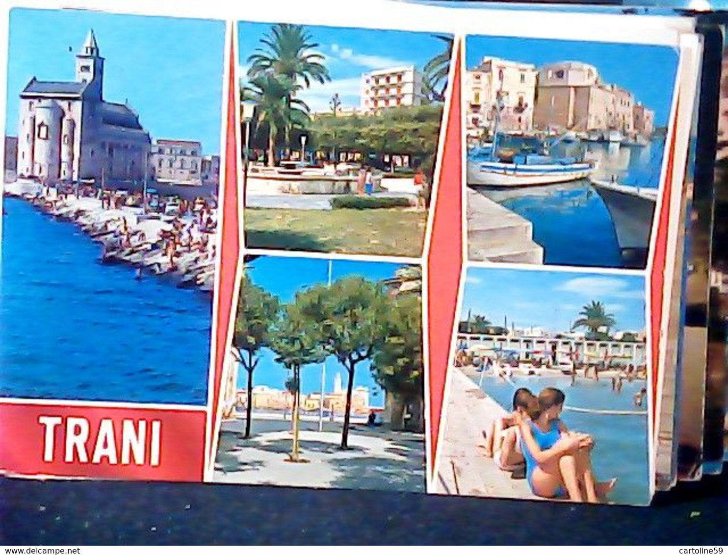 8 CARD  TRANI VARIE VEDUTE  VBN1961/80 JD7419 - Trani