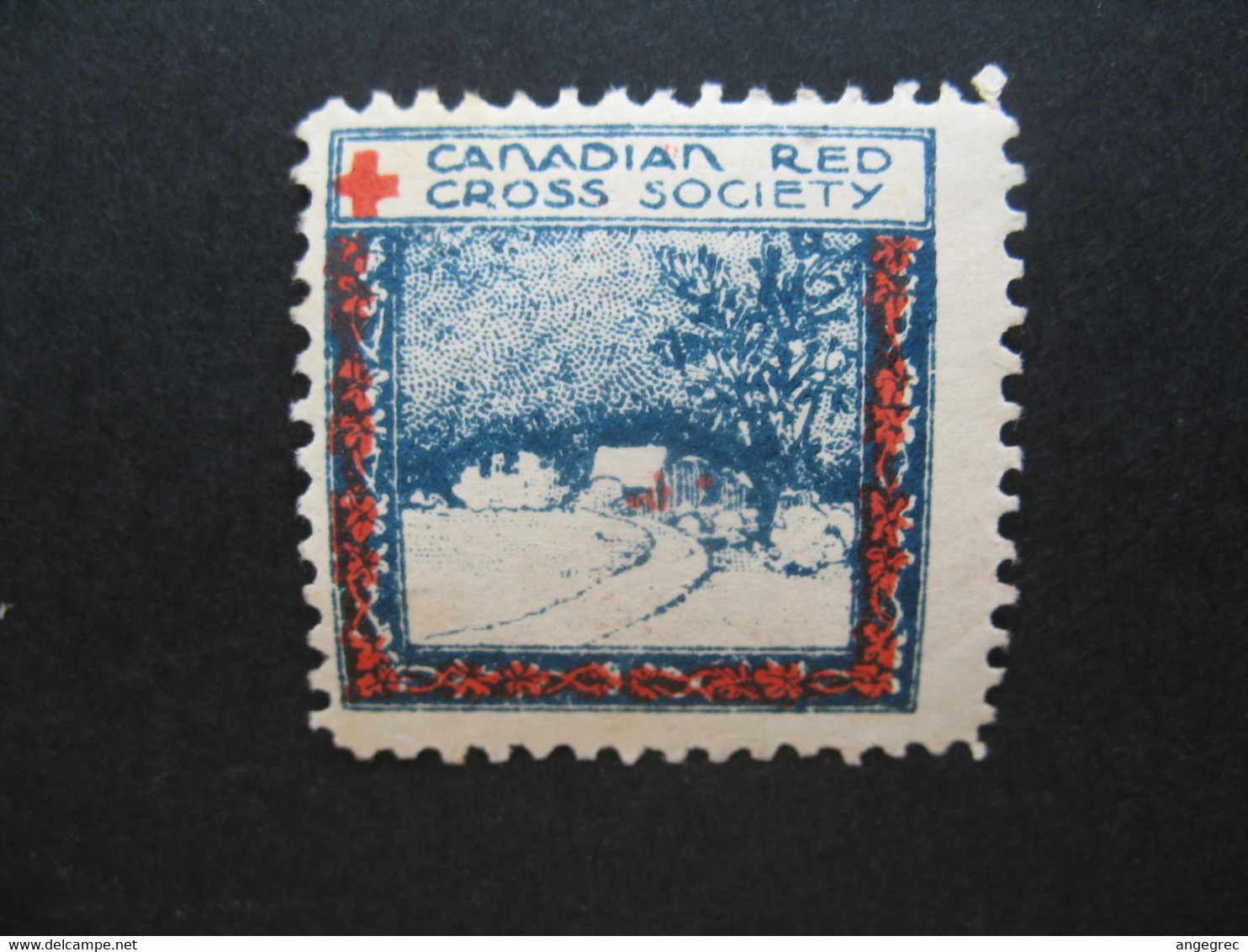 Vignette Militaire Delandre Guerre De 1914 - Croix Rouge - Red Cross -  Canadian Red Cross Society  Neuf ** - Red Cross