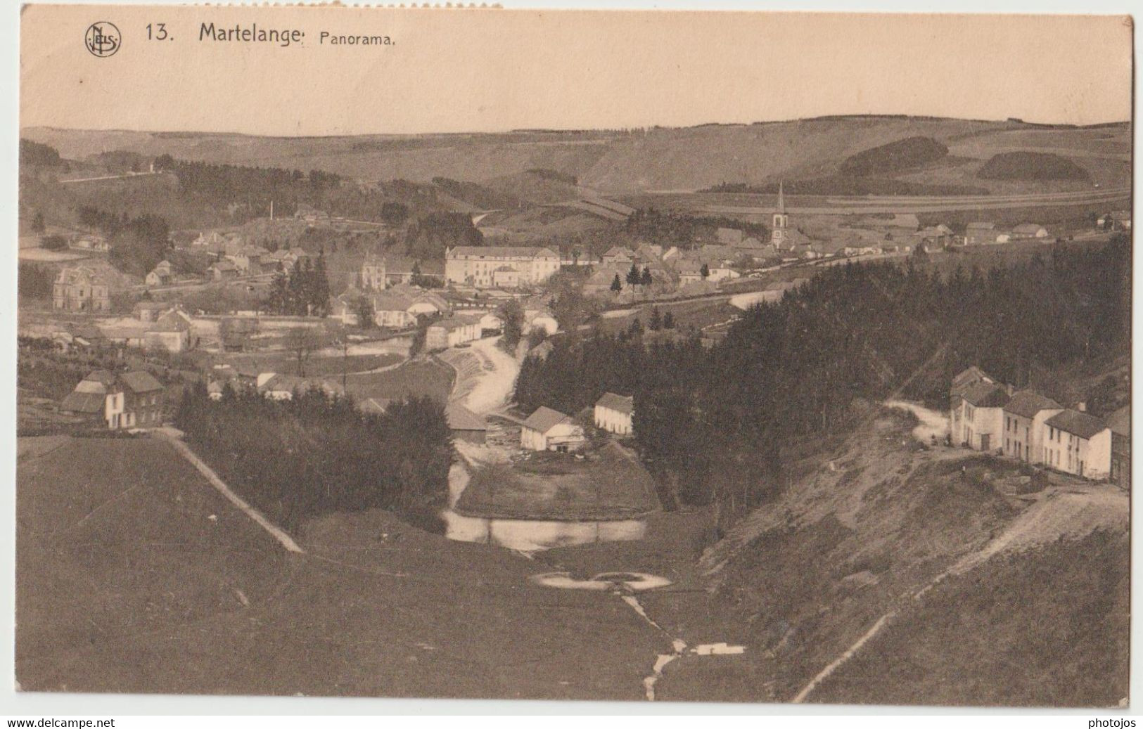 CPA  Martelange     (Belgique ) Vue D'ensemble Du Village   Nels 13   1925 - Martelange