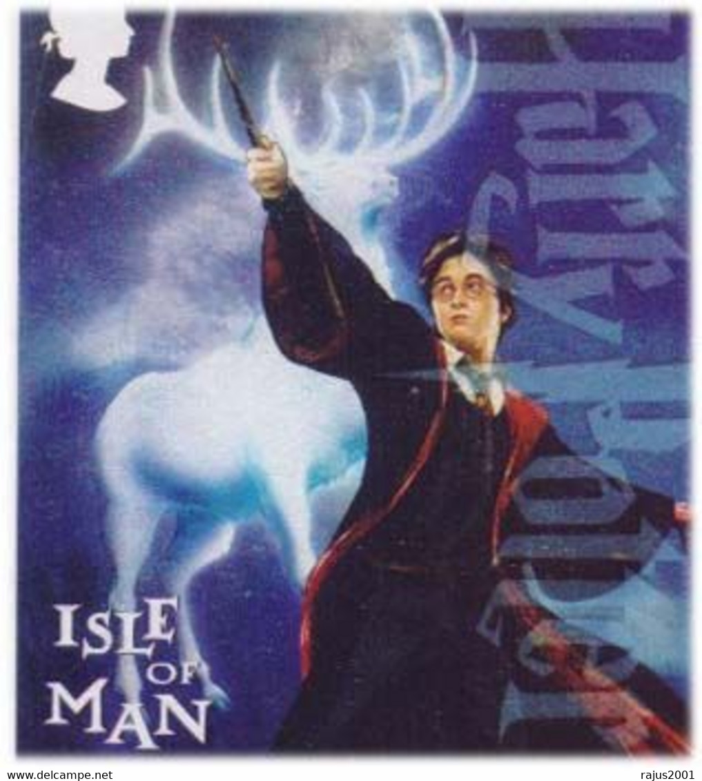 Harry Potter Prisoner Of Azkaban, J. K. Rowling, Novels, Magic School Hogwarts, OWL, Train, Deer, Bird, Movie, Film FDC - Briefe U. Dokumente