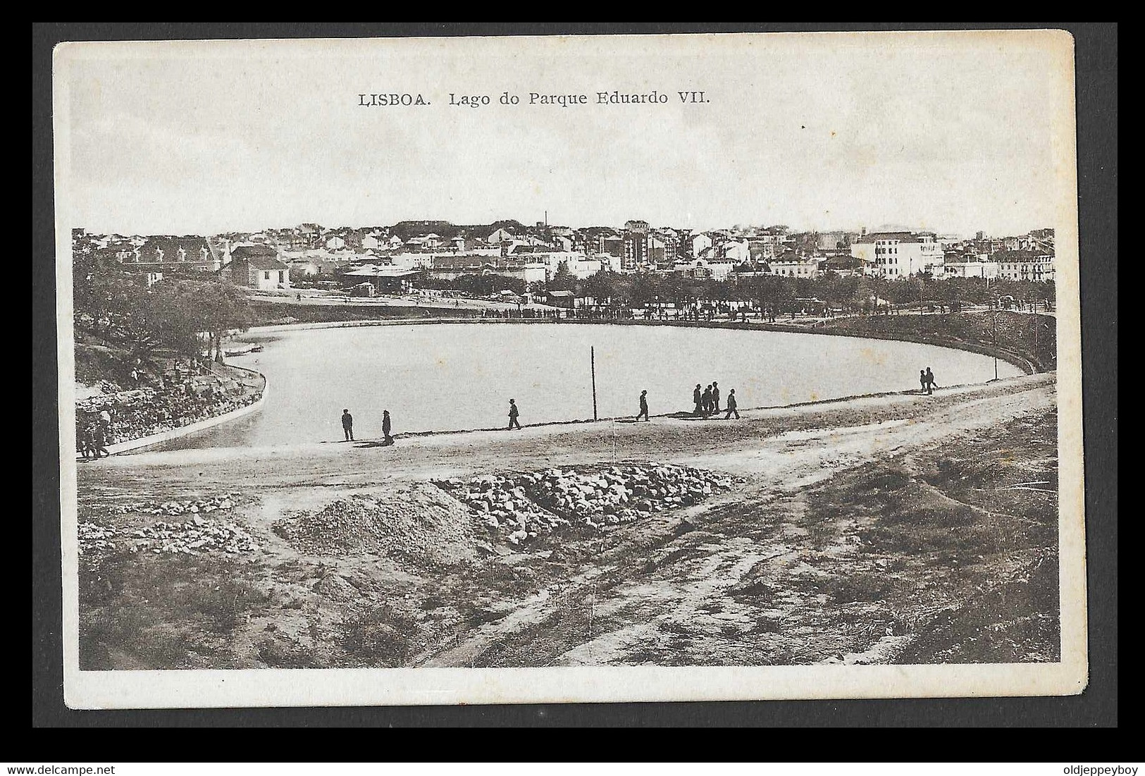 Vintage Postcard Portugal Lisboa Lago De Parque Eduardo VII Very Fine - Beja