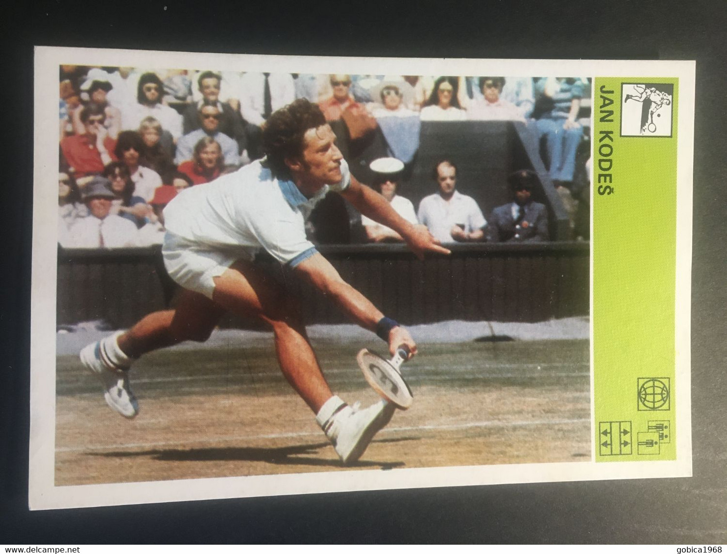 SVIJET SPORTA Card ► WORLD OF SPORTS ► 1981. ► JAN KODEŠ ► No. 361 ► Tennis ◄ - Trading-Karten