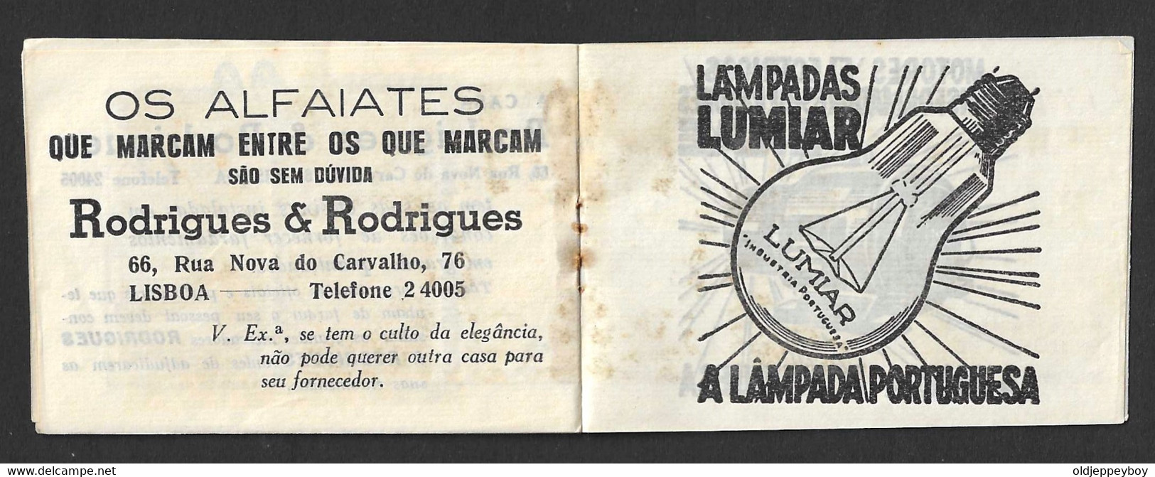 PORTUGAL, 1941, booklet WBC 22.3 , 4x15, 4x25, 8x40c WITH ADVERTISEMENT CADERNETA DE SELOS COM PUBLICIDADE