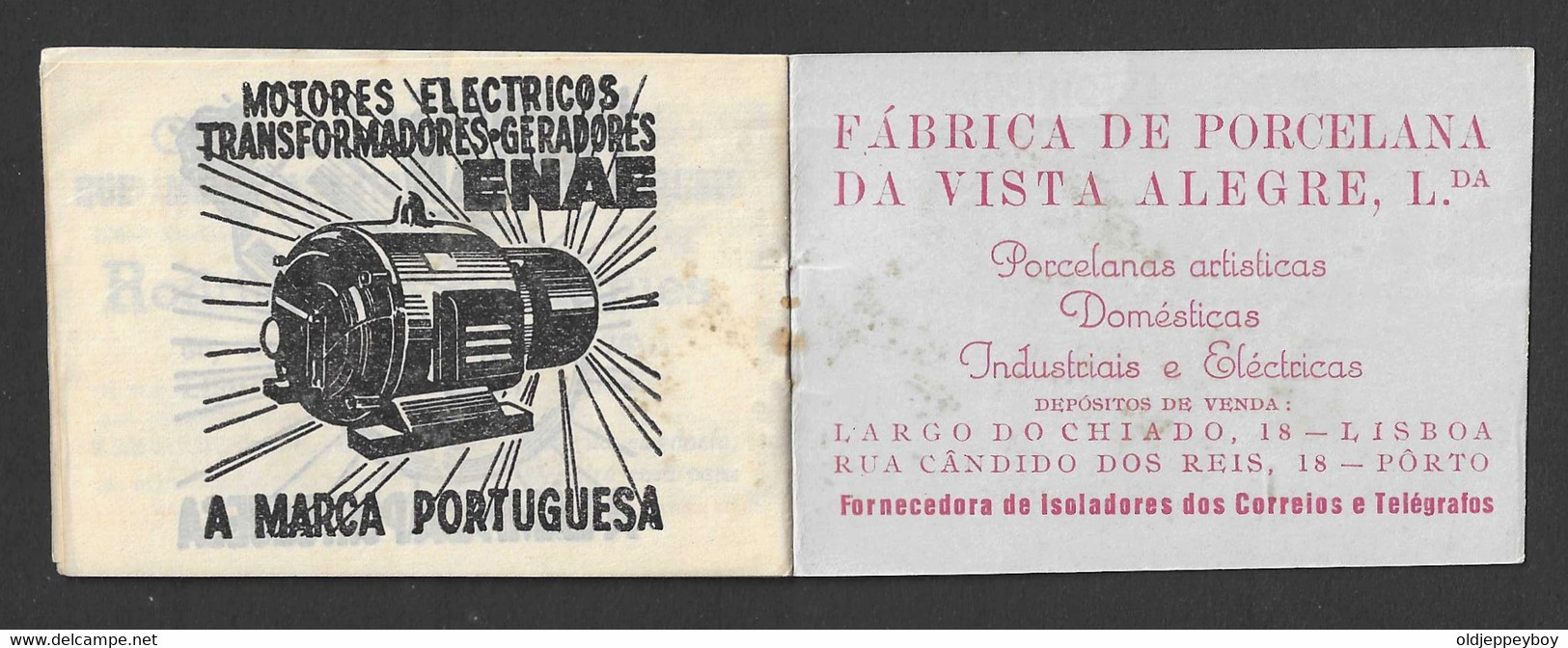 PORTUGAL, 1941, booklet WBC 22.3 , 4x15, 4x25, 8x40c WITH ADVERTISEMENT CADERNETA DE SELOS COM PUBLICIDADE