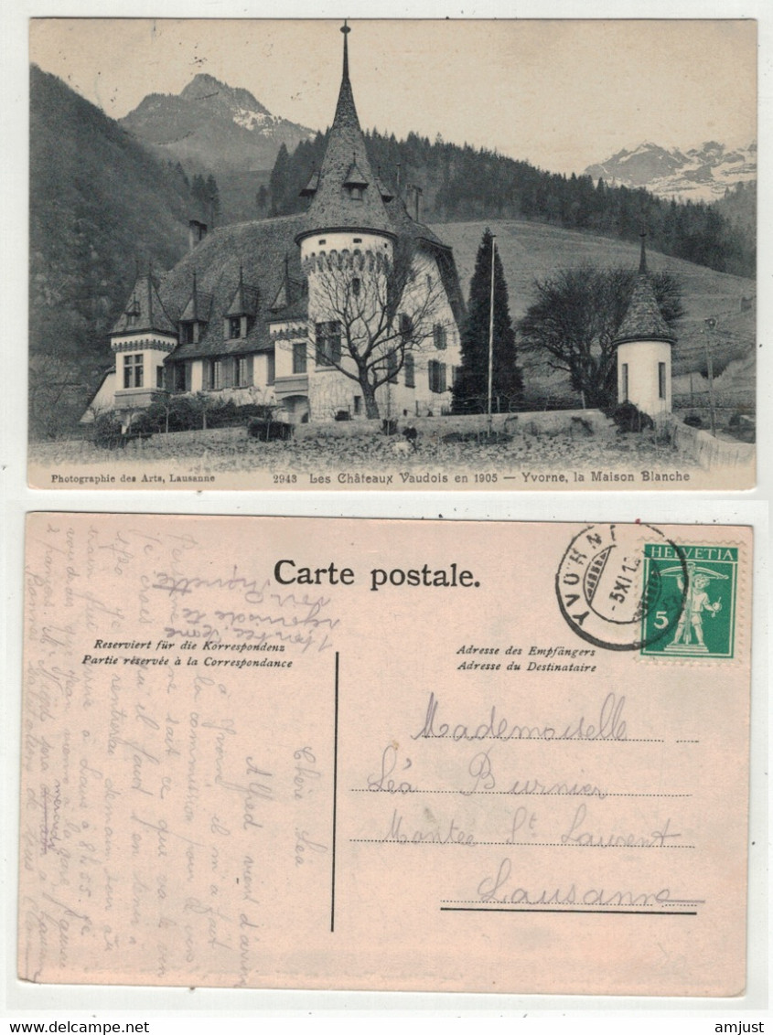 Suisse // Schweiz // Switzerland //  Vaud // Yvorne, Château , La Maison Blanche - Yvorne