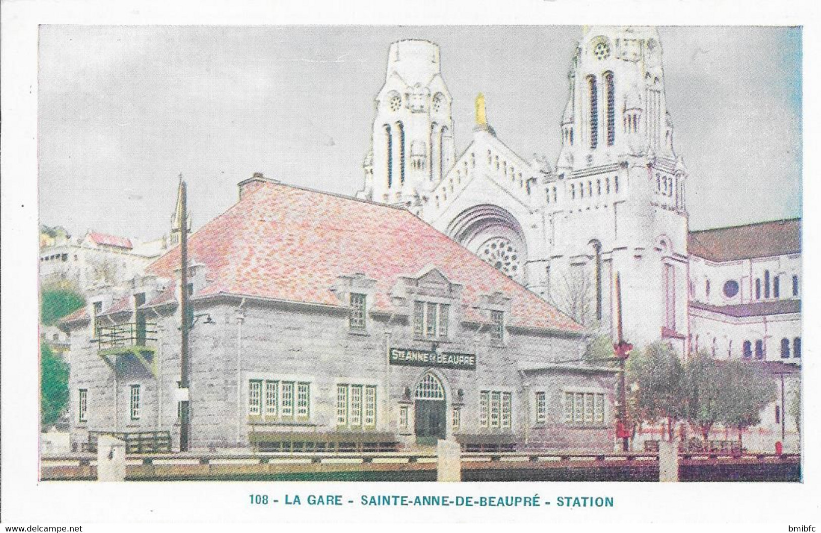 LA GARE  - SAINTE-ANNE-DE-BEAUPRE - STATION - Ste. Anne De Beaupré