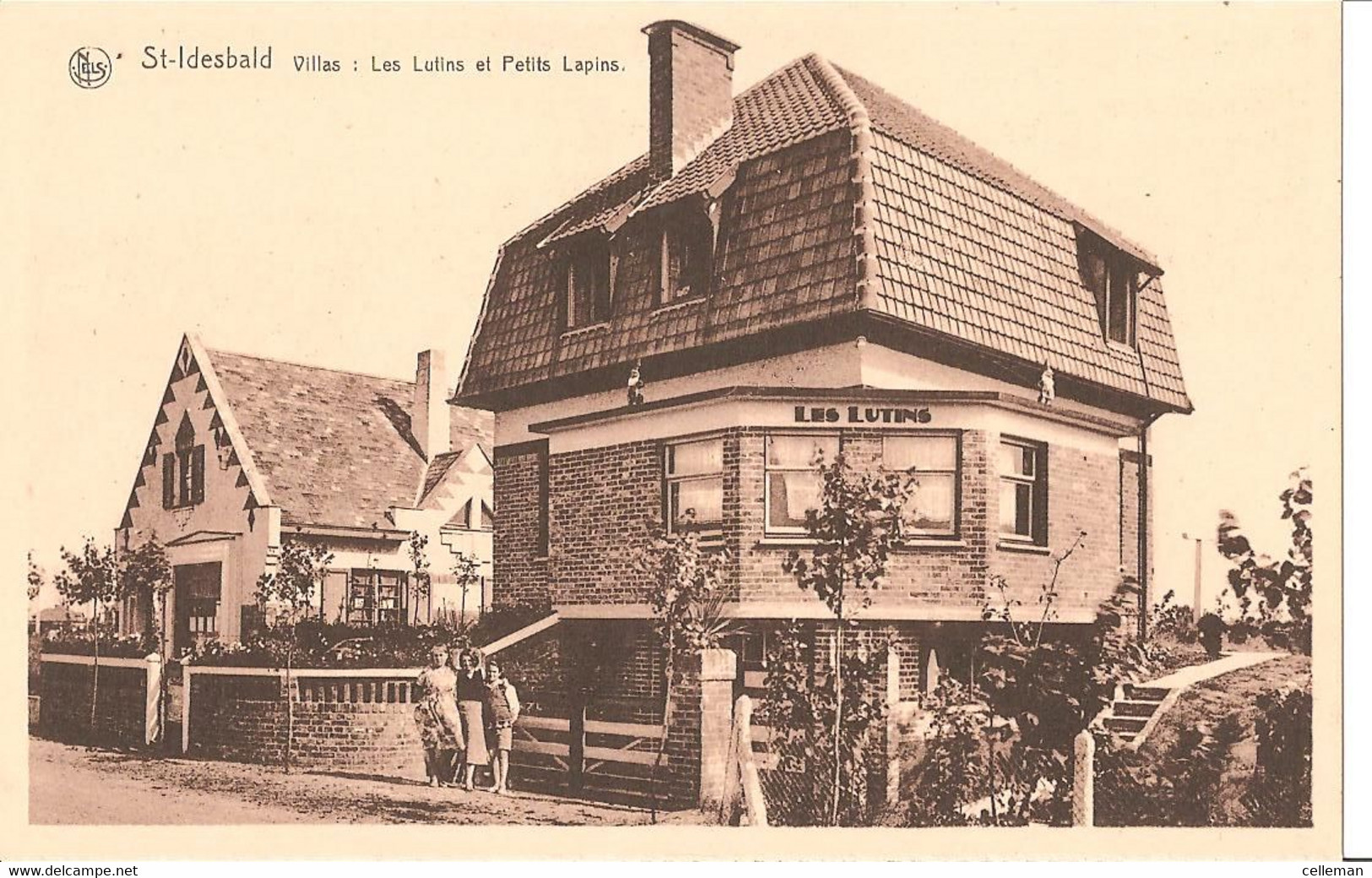 Sint Idesbald Villas Les Lutins Et Petits Lapins ( 353) - Koksijde