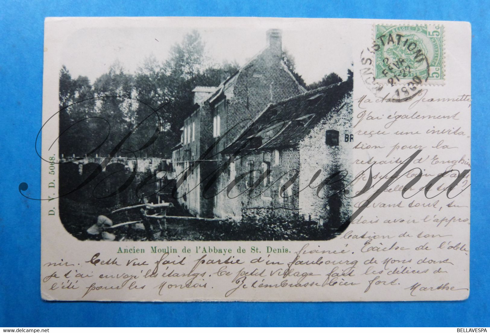 Ancien Moulin à Eau De L'Abbaye De St. Denis. 1900  D.V.D. N° 5068 - Wassermühlen