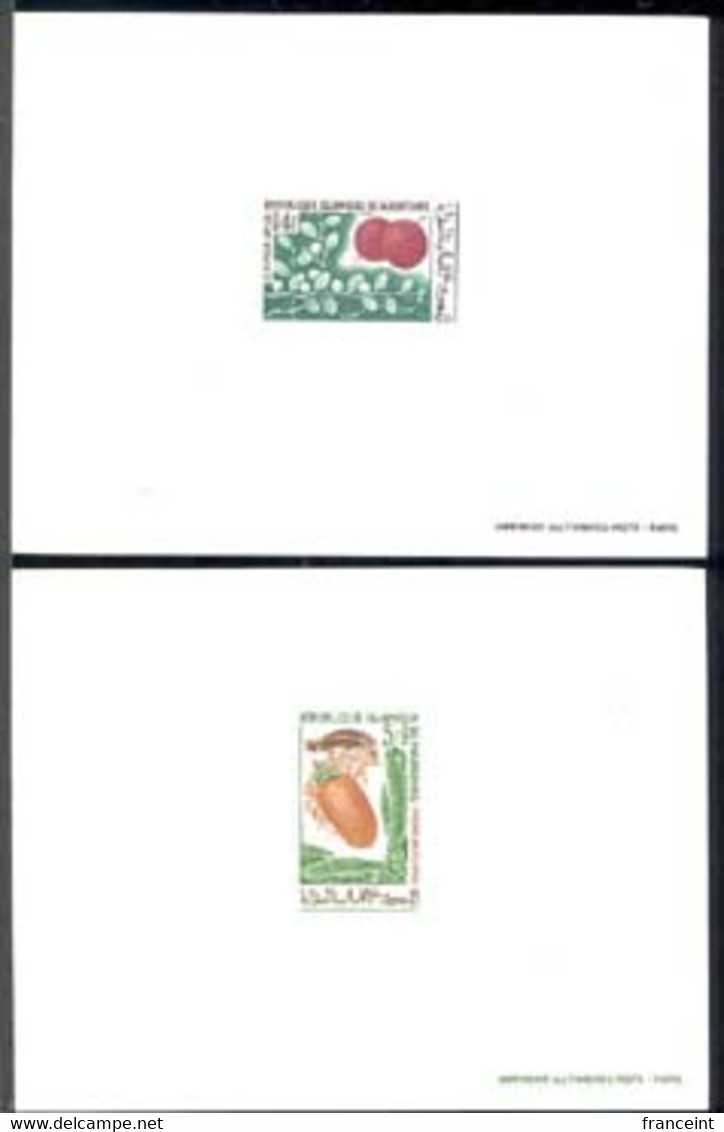 MAURITANIA(1967) Fruits. Set Of 5 Deluxe Sheets. Scott Nos 239-43, Yvert Nos 241-5. - Mauritanie (1960-...)