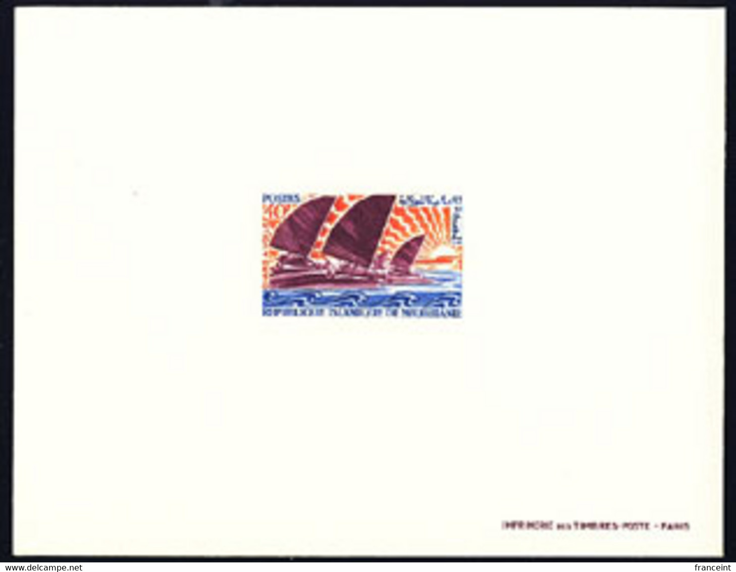 MAURITANIA(1968) Land Yachts. Set Of 3 Deluxe Sheets. Scott Nos 251-3, Yvert Nos 253-5. - Mauritanie (1960-...)