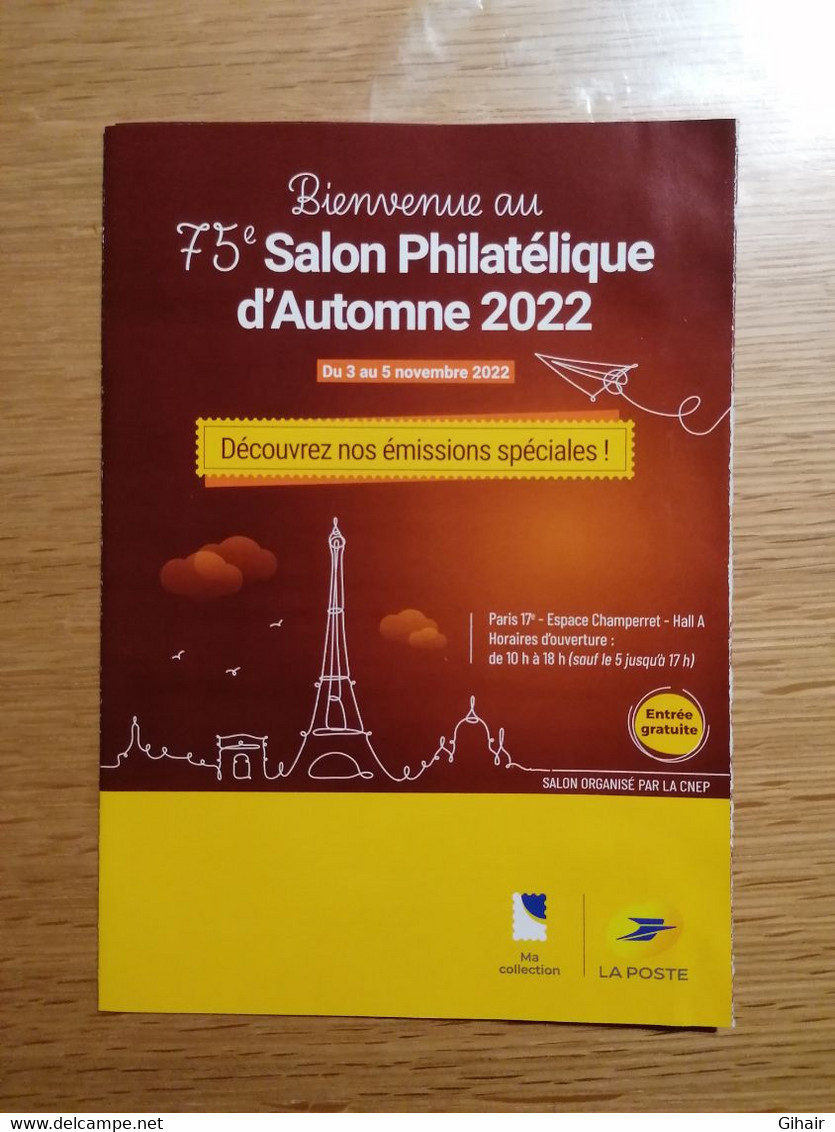 Catalogue 75è Salon Philatélique D'Automne 2022 - Auktionskataloge