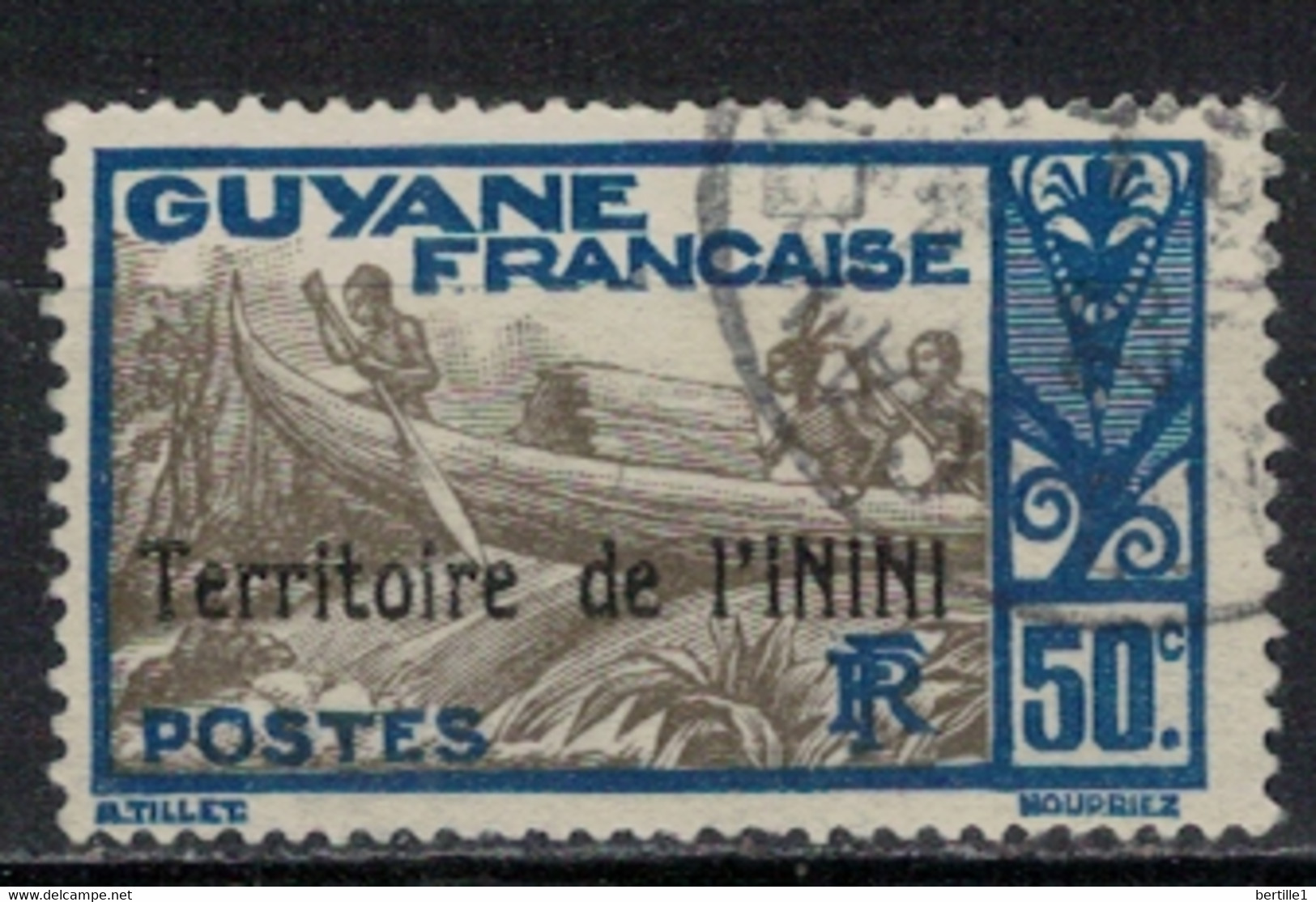 ININI        N°  YVERT 12  ( 1 ) OBLITERE     ( OB    05/ 21 ) - Used Stamps