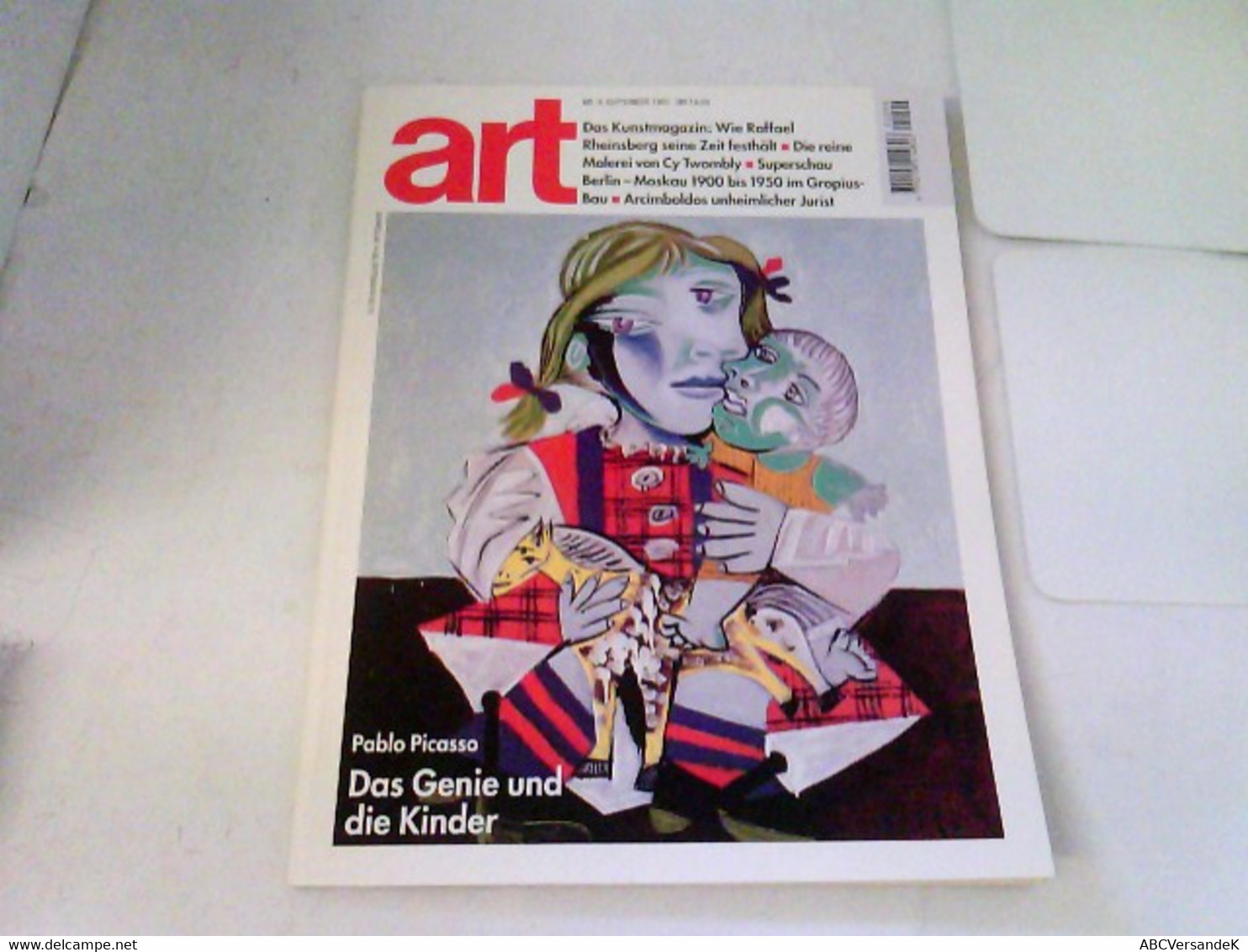 ART Das Kunstmagazin 1995/09 - Pablo Picasso: Das Genie Und Die Kinder U.a. - Sonstige & Ohne Zuordnung