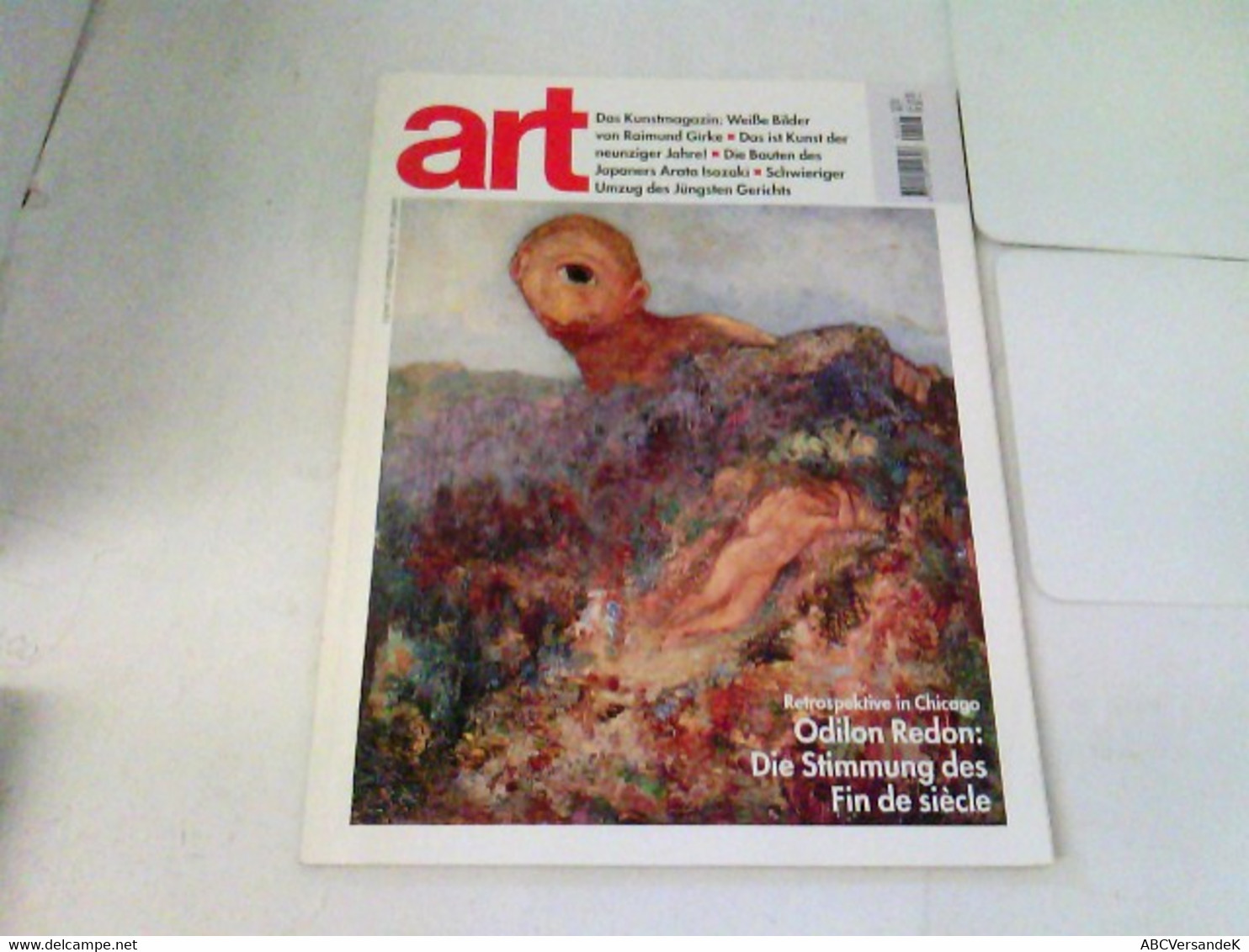 ART Das Kunstmagazin 1994/07 - Retrospektive In  Chicago. Odilon Redon: Die Stimmung Des Fin De Siecle U.a. - Sonstige & Ohne Zuordnung