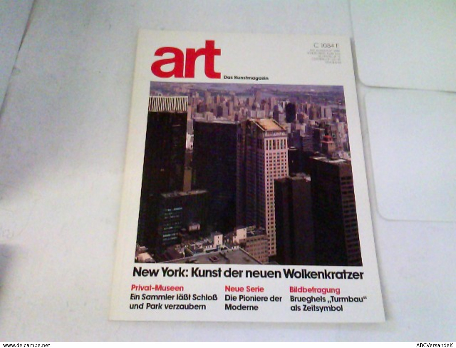 ART Das Kunstmagazin 1983/08 - New York: Kunst Der Neuen Wolkenkratzer U.a. - Sonstige & Ohne Zuordnung