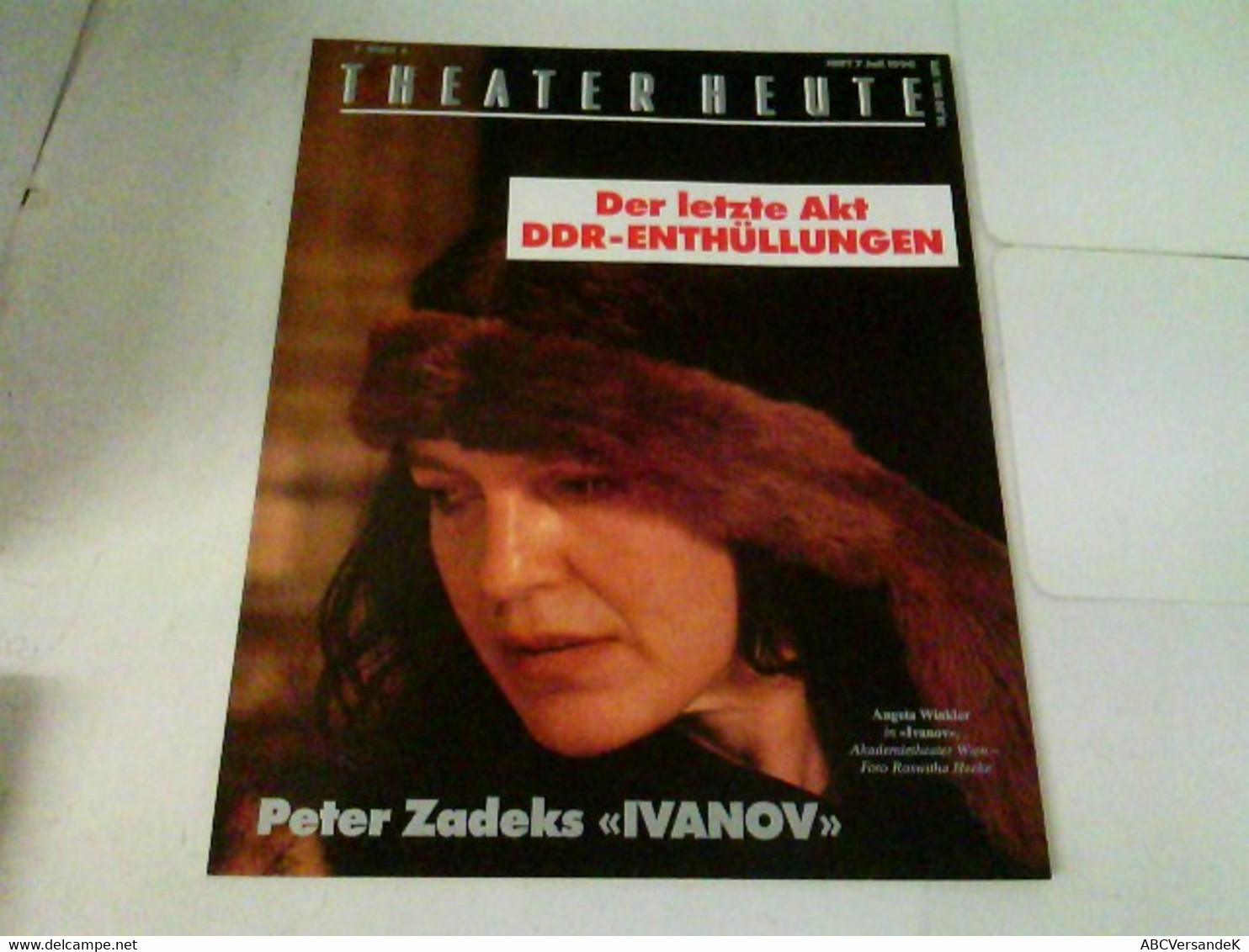 THEATER HEUTE 1990 Heft 07 - Theatre & Dance