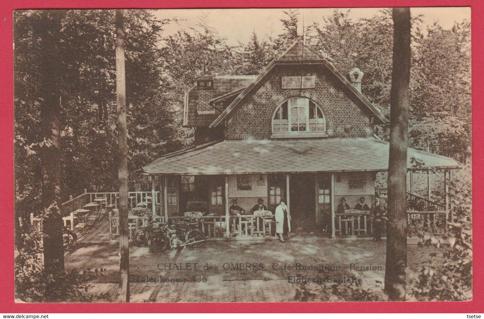 Flobecq-Clapette - Café-Restaurant  "Chalet Des Ombres " - 1942  ( Voir Verso ) - Flobecq - Vloesberg