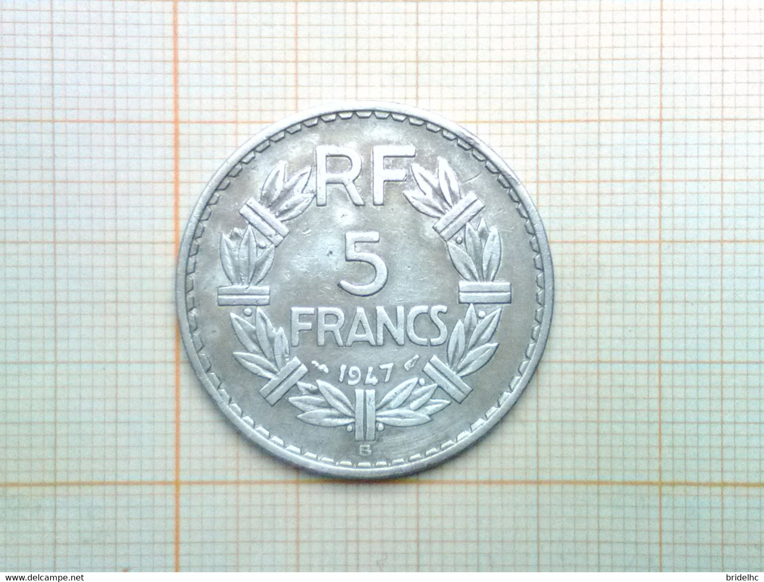 5 Francs Lavrillier Aluminium 1947 - 5 Francs