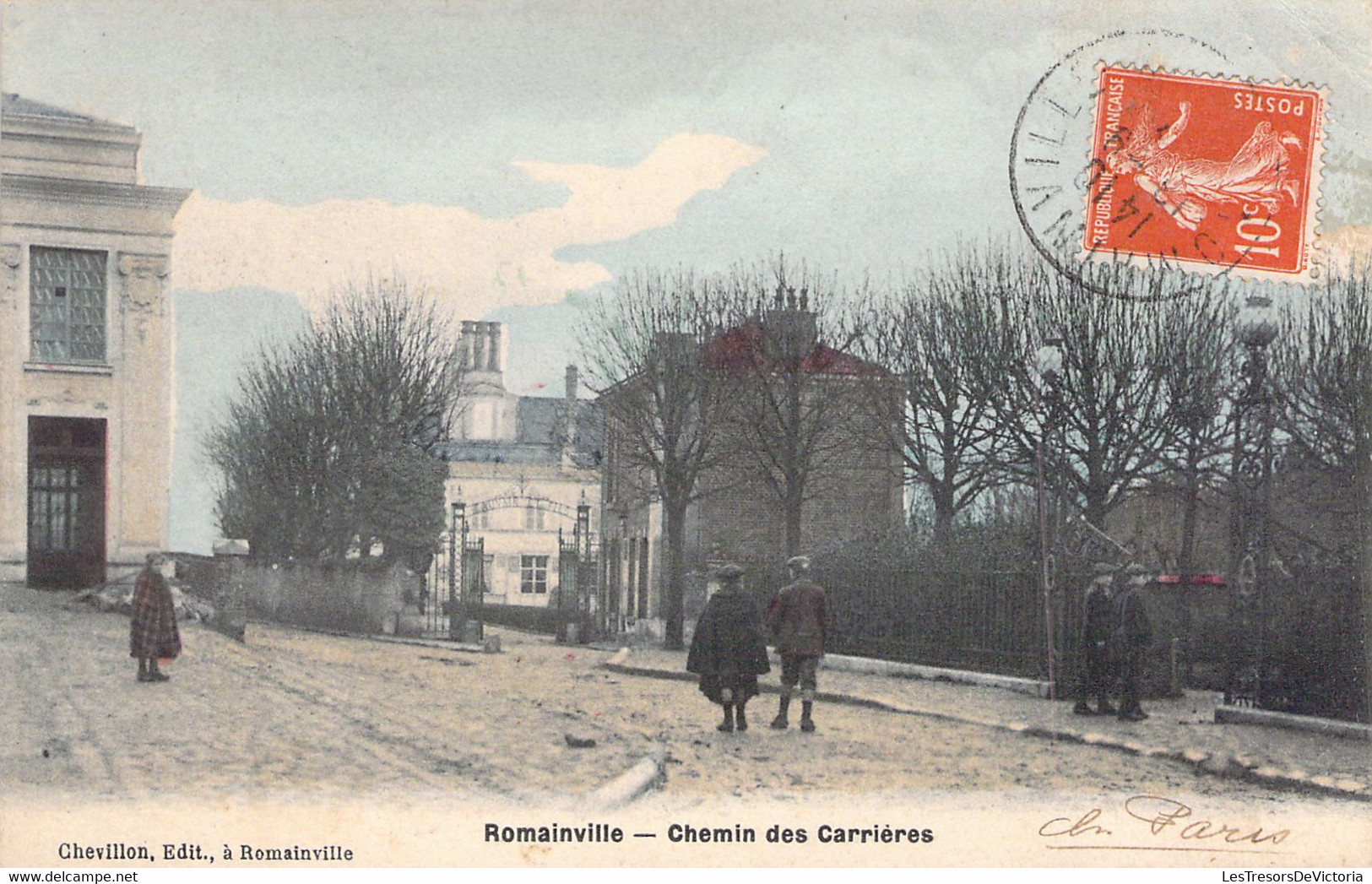 CP FRANCE - 93 - ROMAINVILLE - Chemin Des Carrières - Chevillon - Romainville