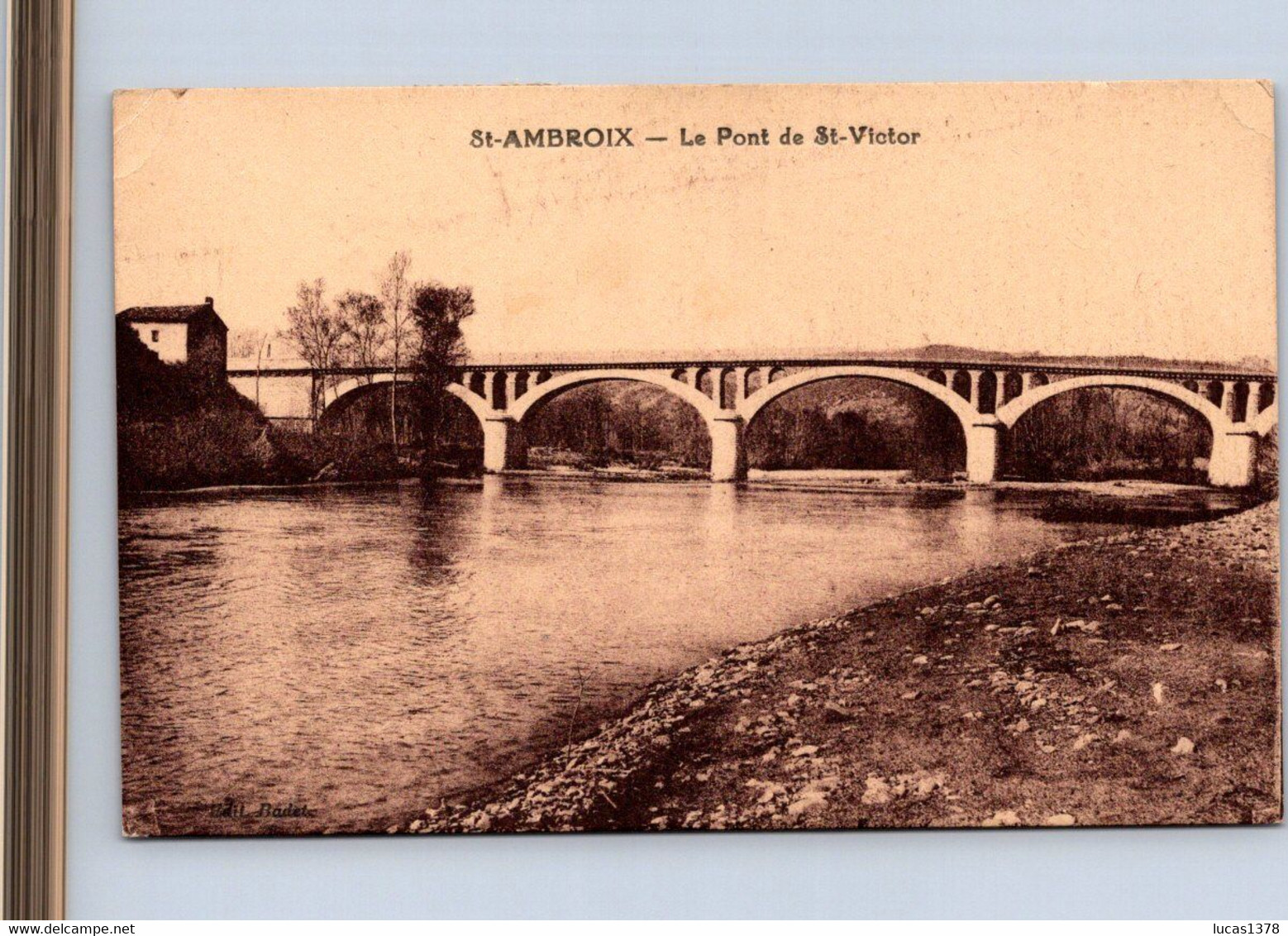 30 / SAINT AMBROIX- Pont De St Victor - Saint-Ambroix