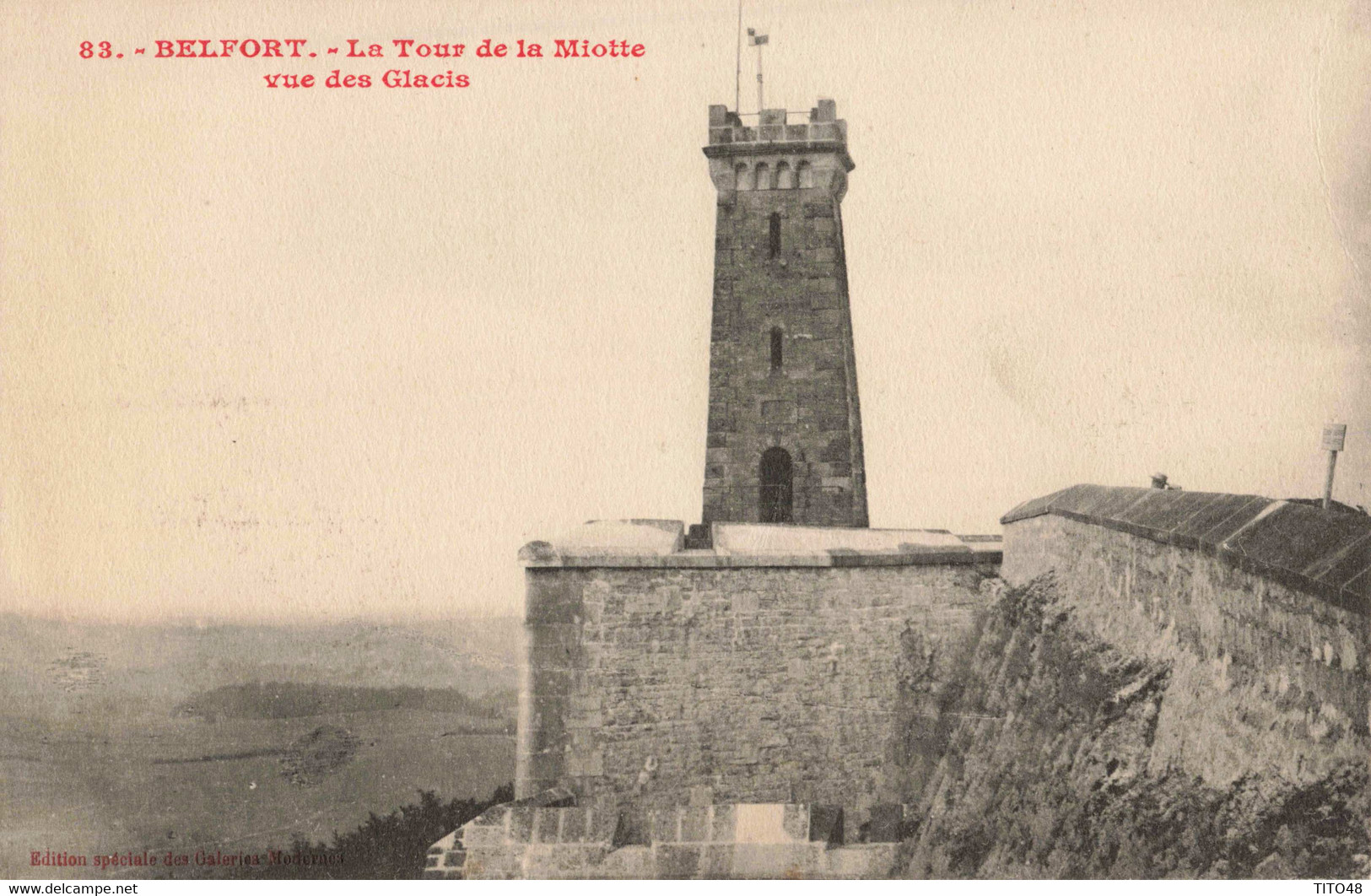 FRANCE - 90 TERRITOIRE De BELFORT - BELFORT - La Tour De La Miotte Vue Des Glacis - Belfort – Siège De Belfort