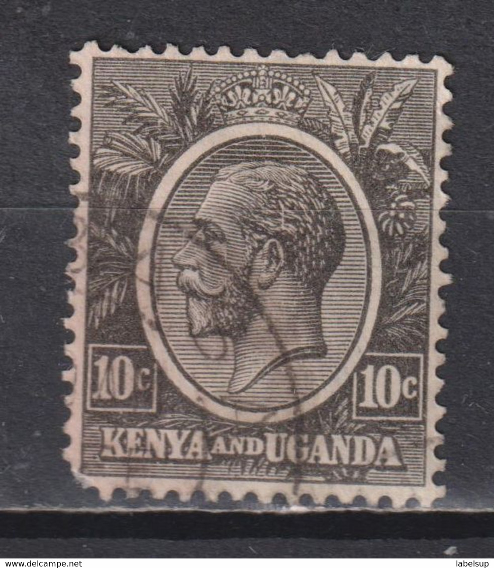 Timbre Oblitéré Du Kenya Uganda  De 1927  N°3 - Kenya & Ouganda