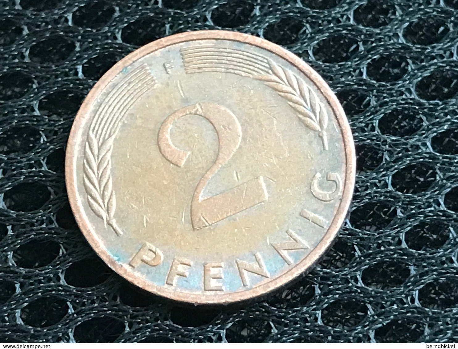 Münze Münzen Umlaufmünze Deutschland BRD 2 Pfennig 1975 Münzzeichen F - Barbados