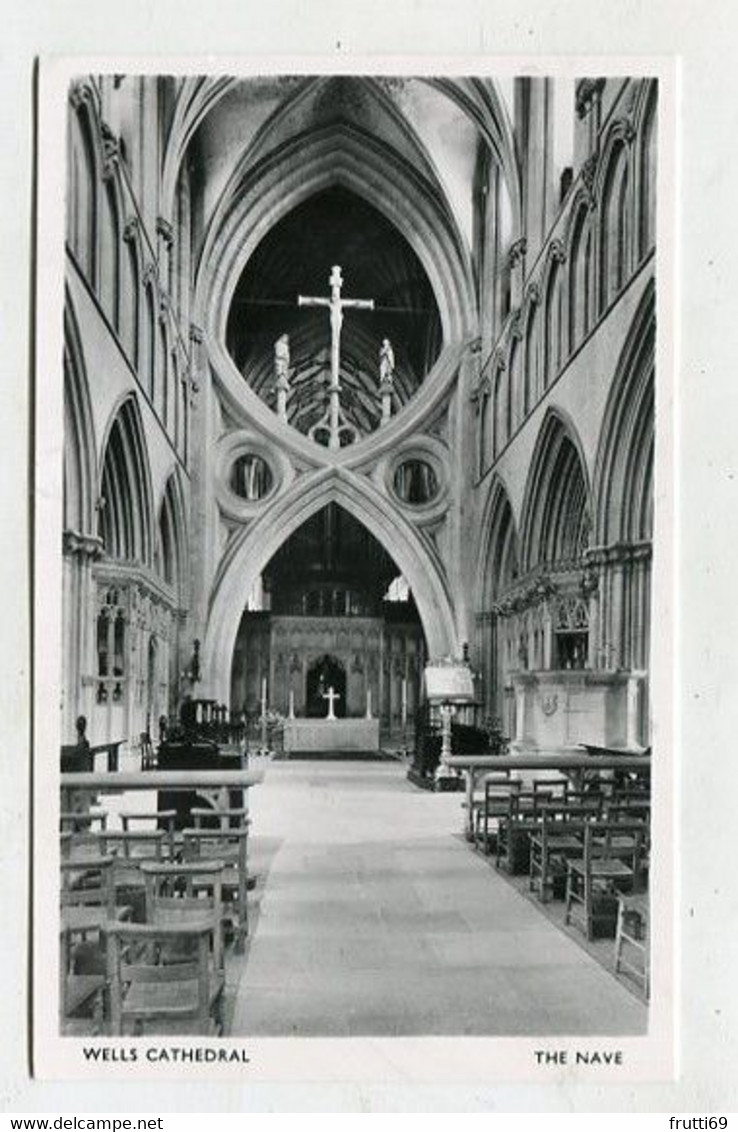 AK 105480 ENGLAND - Wells - Cathedral - The Nave - Wells