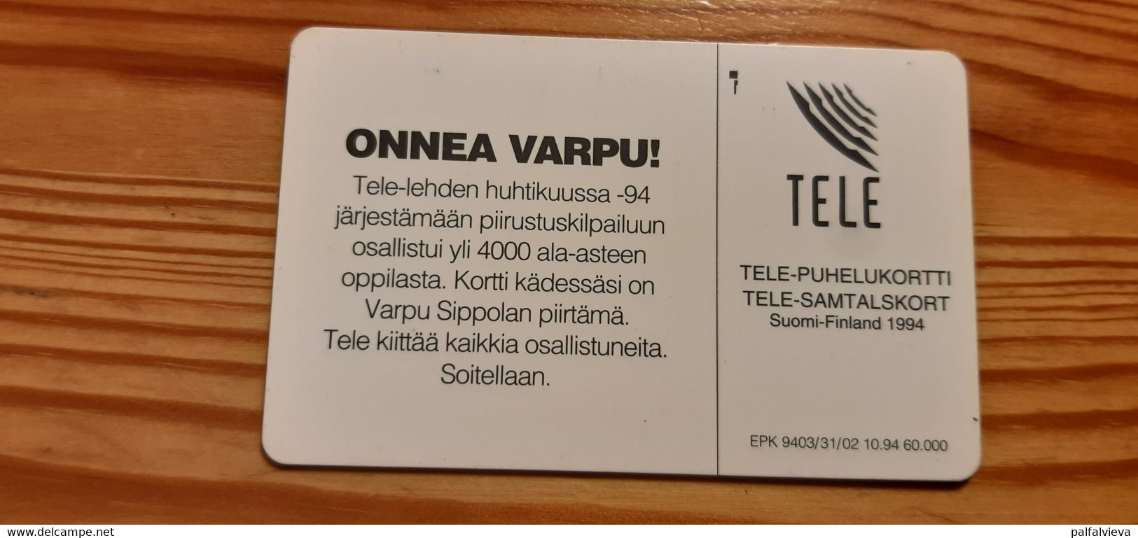 Phonecard Finland - Elephant - Finnland