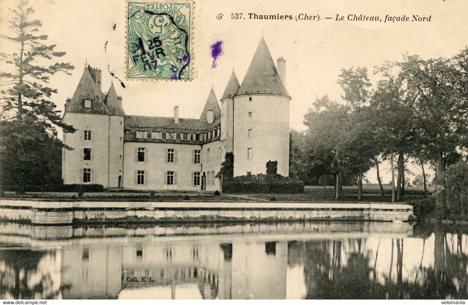 14959 Cpa 18 Thaumiers - Le Château , Façade Nord - Thaumiers