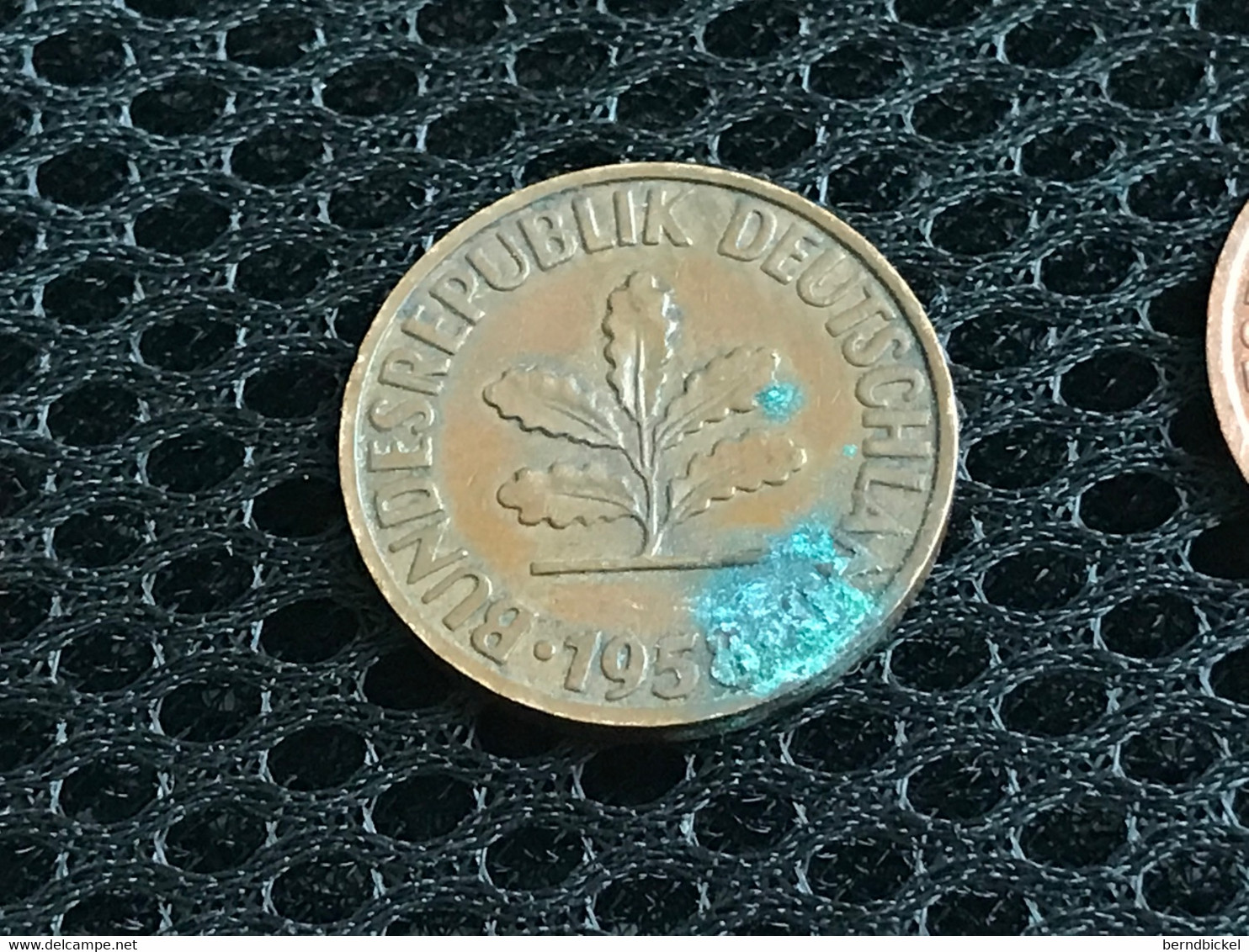 Münze Münzen Umlaufmünze Deutschland BRD 2 Pfennig 1958 Münzzeichen D - Barbados (Barbuda)