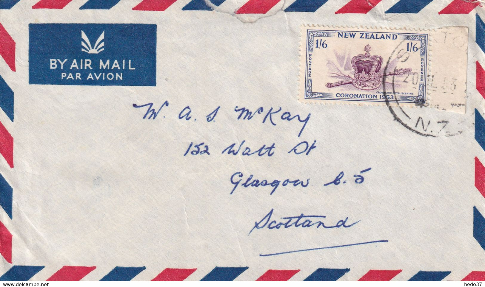 Nouvelle Zélande - Lettre - Briefe U. Dokumente
