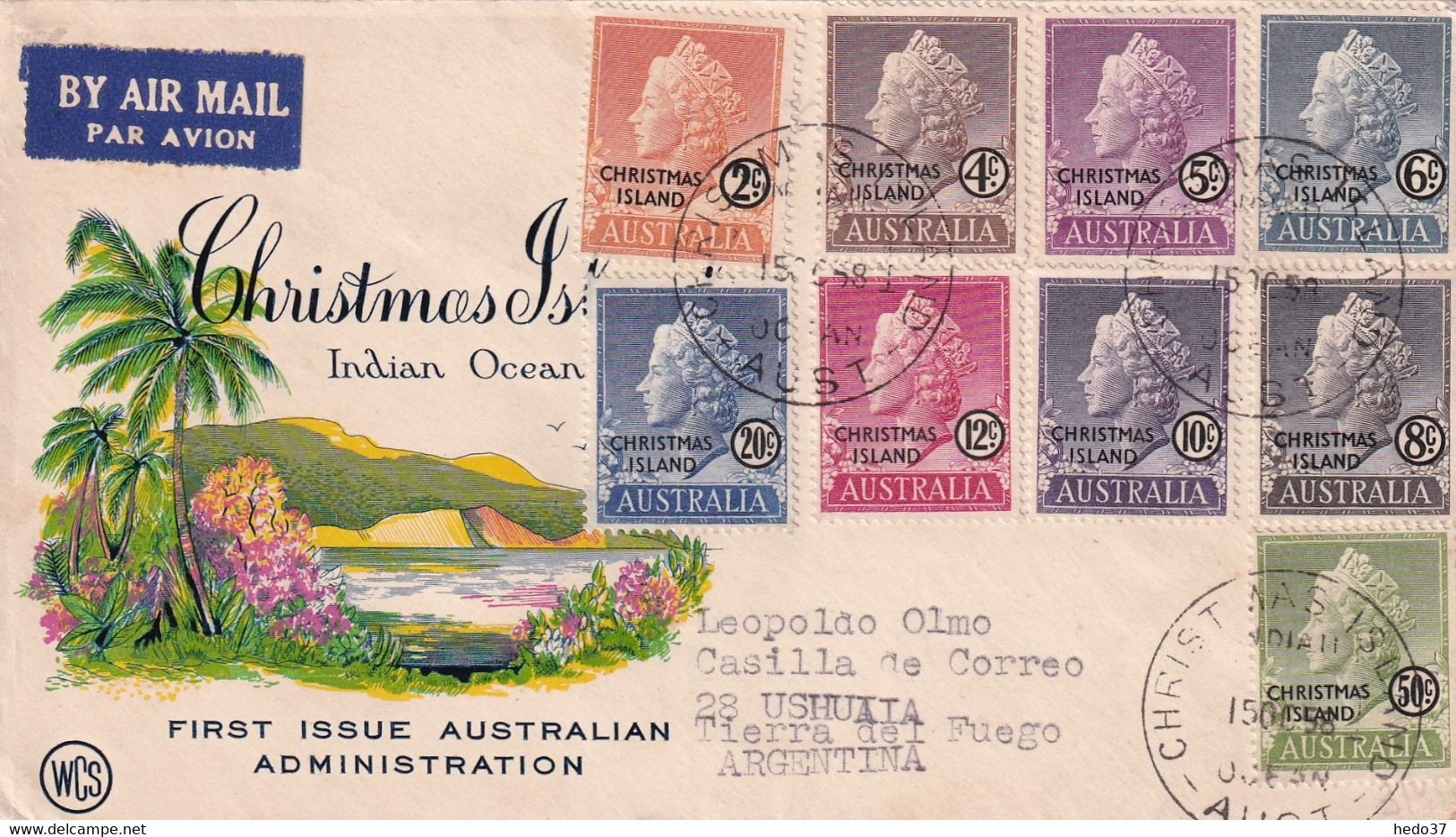 Christmas Island - Lettre - Christmas Island