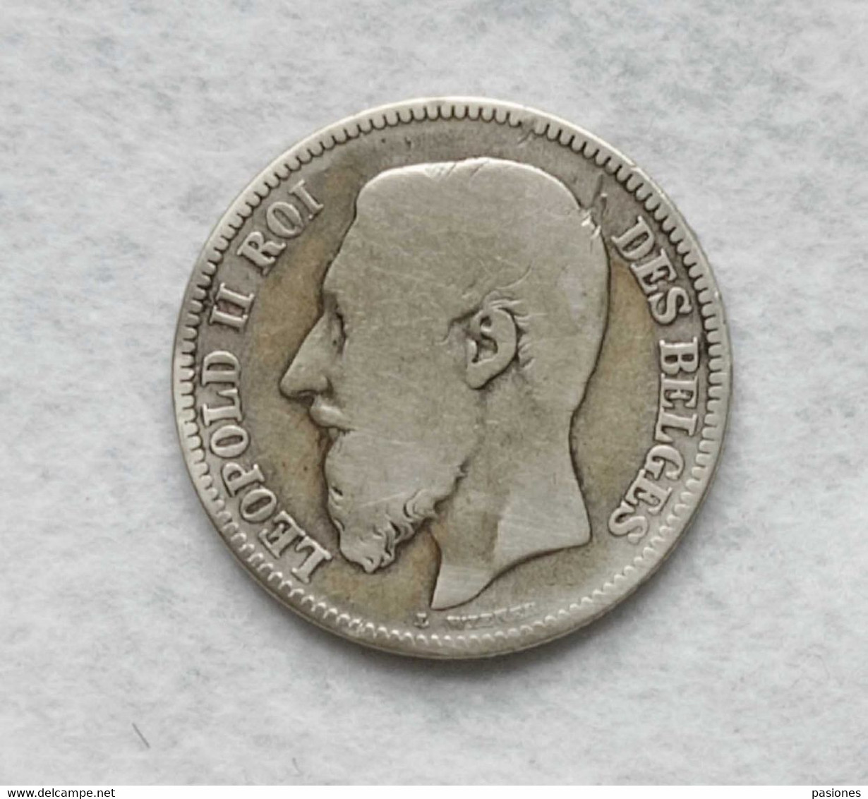 Belgio Leopoldo II 2 Fr 1867 "des Belges" - 2 Francs