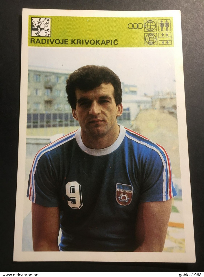 SVIJET SPORTA Card ► WORLD OF SPORTS ► 1981. ► RADIVOJE KRIVOKAPIĆ ► No. 71 ► Handball ◄ - Handbal