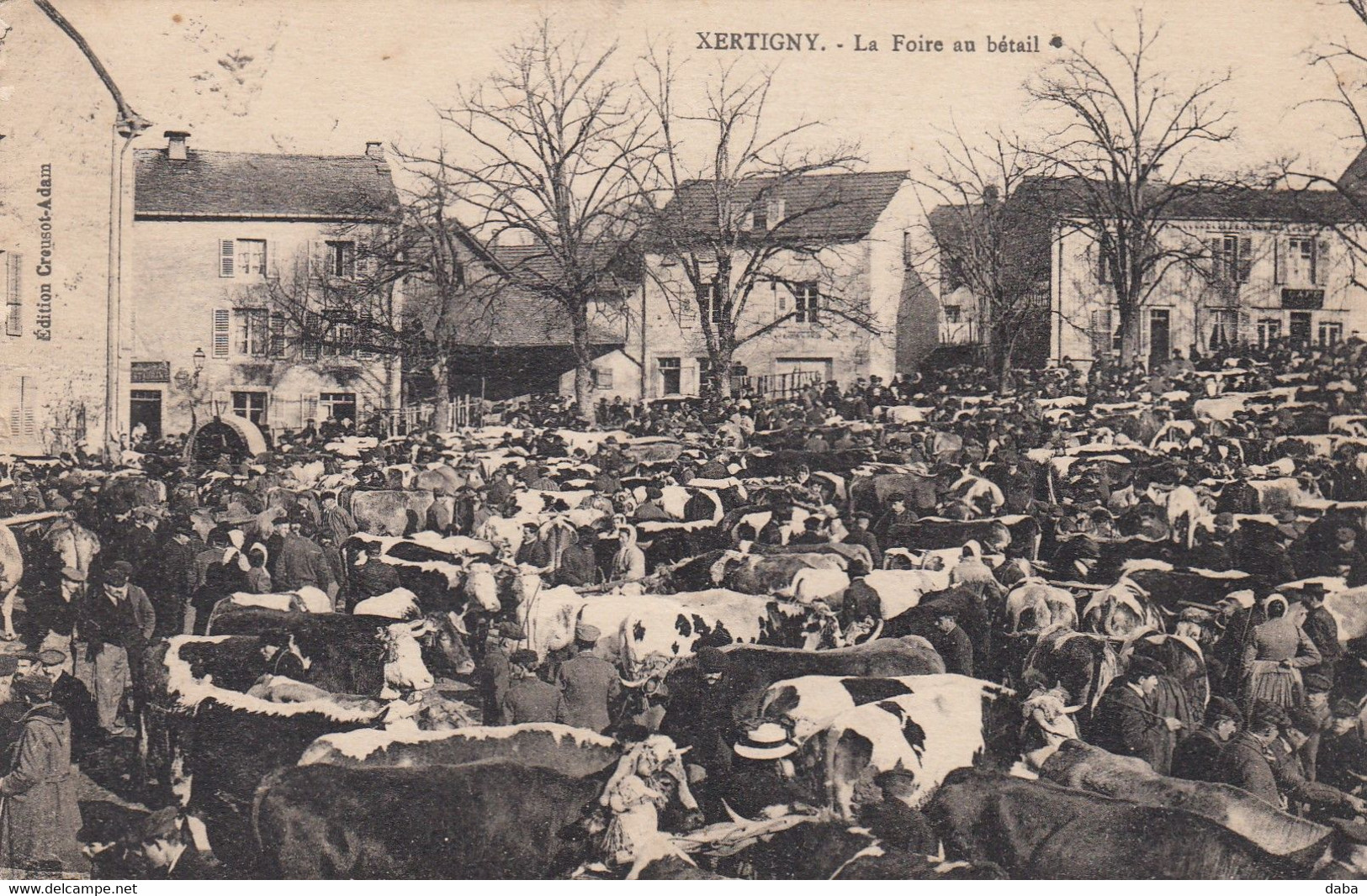 Xertigny.  La Foire Au Bétail - Xertigny