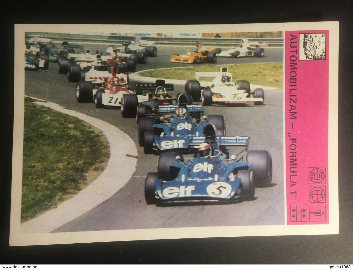 SVIJET SPORTA Card ► WORLD OF SPORTS ► 1981. ► AUTOMOBILIZAM FORMULA 1 ► No. 138 ► Car Racing - F1 ◄ - Automobile - F1