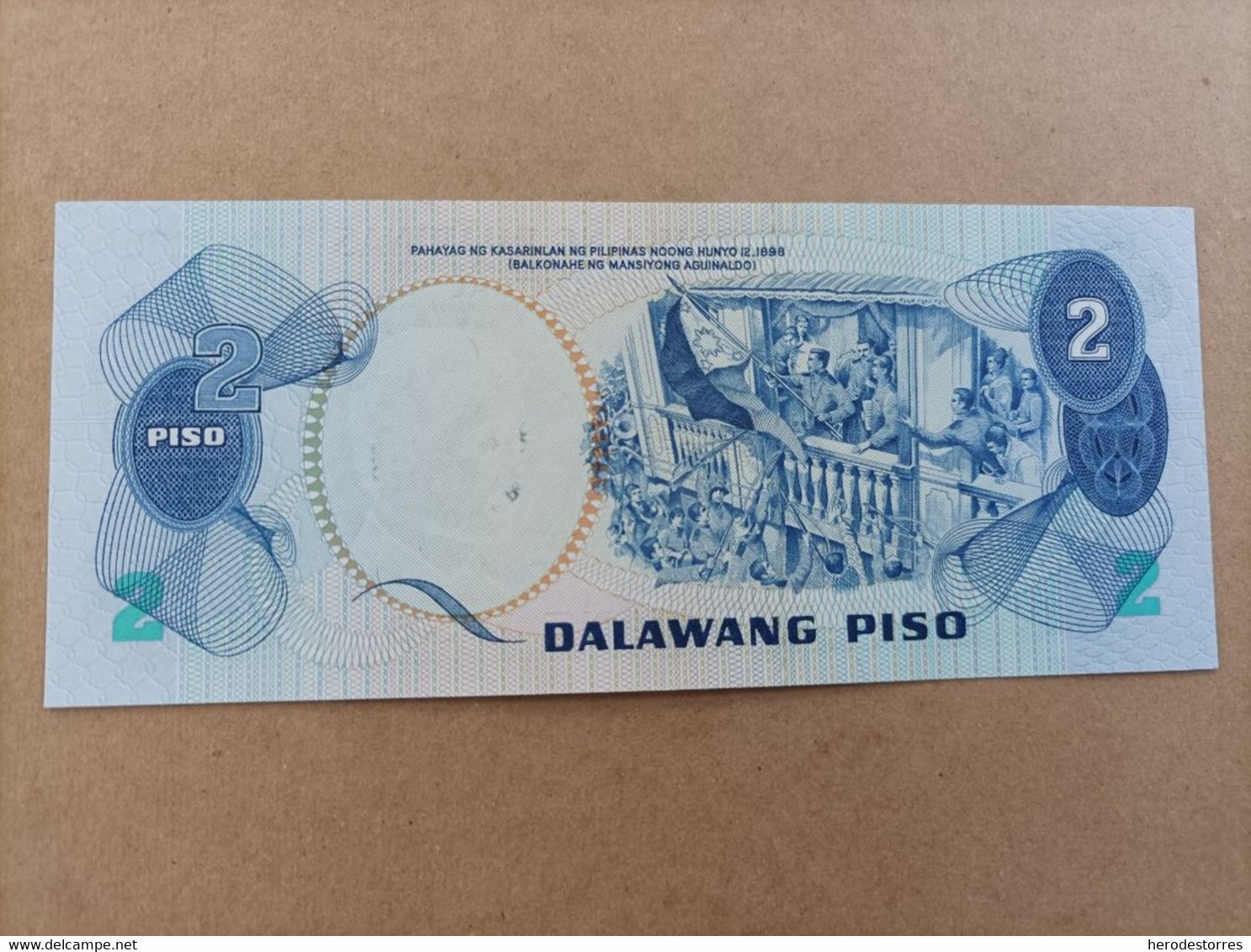 Billete De Filipinas De 2 Pisos Conmemorativo De Papa Juan Pablo, Año 1981, UNC - Philippines