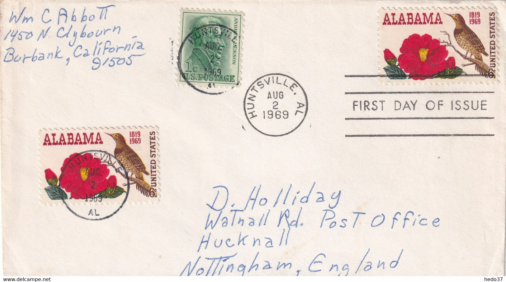 Etats Unis - Enveloppe 1er Jour - FDC - TB - 1961-1970