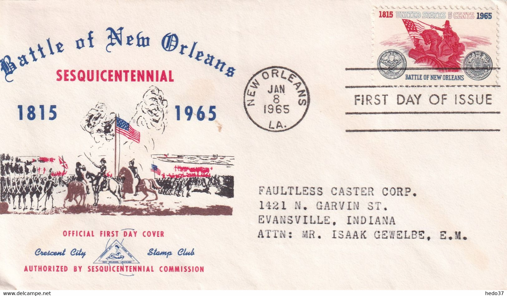 Etats Unis - Enveloppe 1er Jour - FDC - TB - 1961-1970